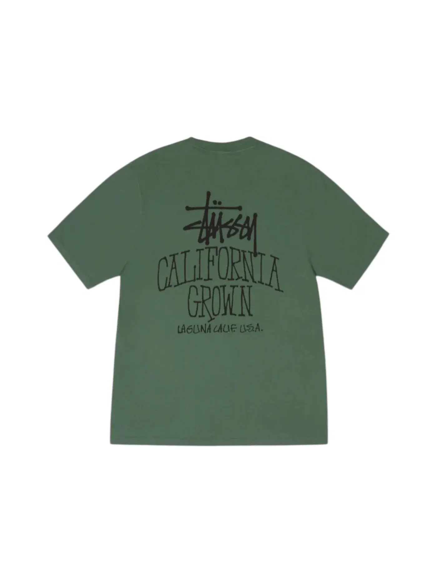 Мужская футболка с принтом Stussy Tee — изображение 1 из 2, папоротник