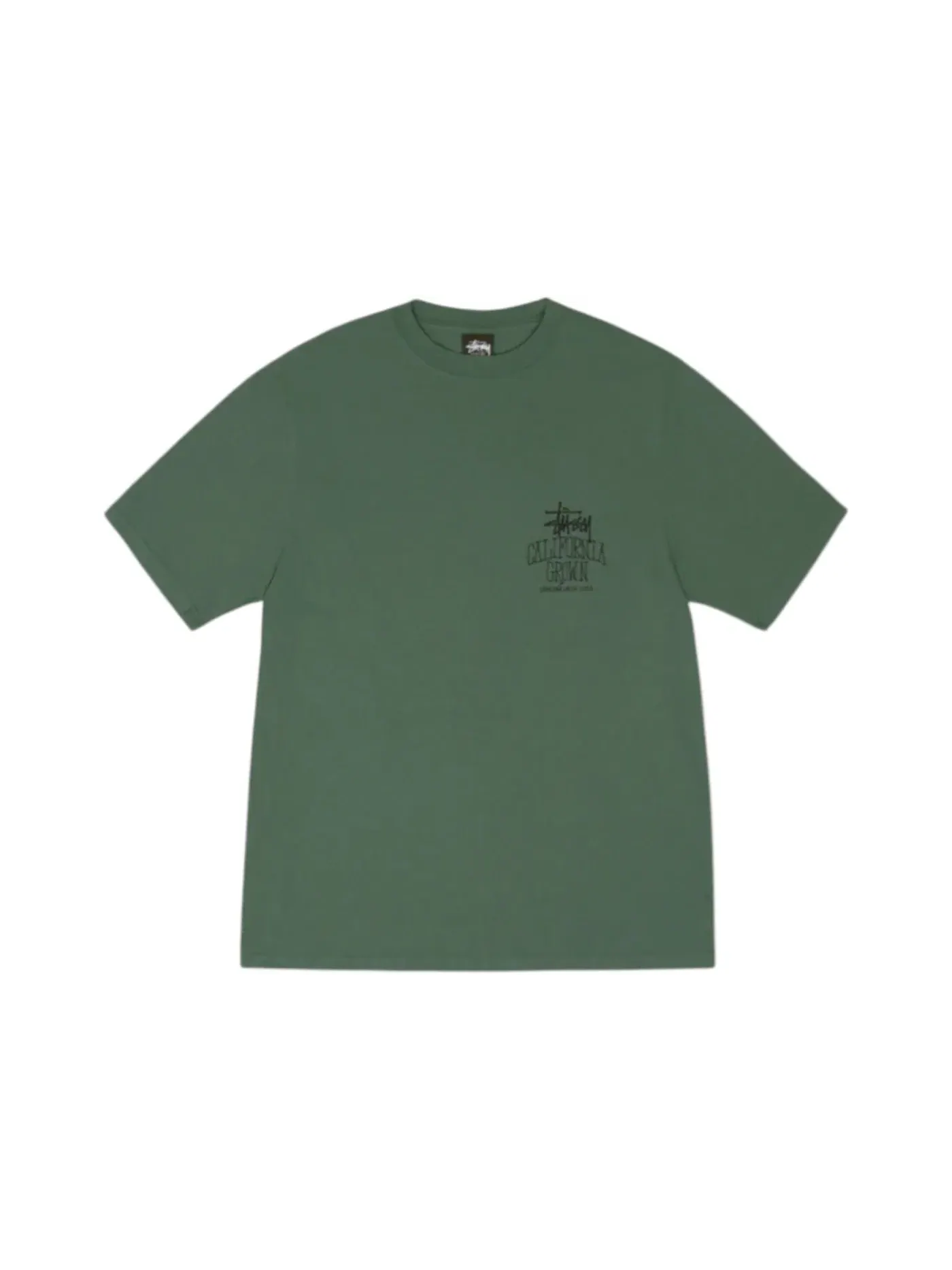 Мужская футболка с принтом Stussy Tee — изображение 2 из 2, папоротник