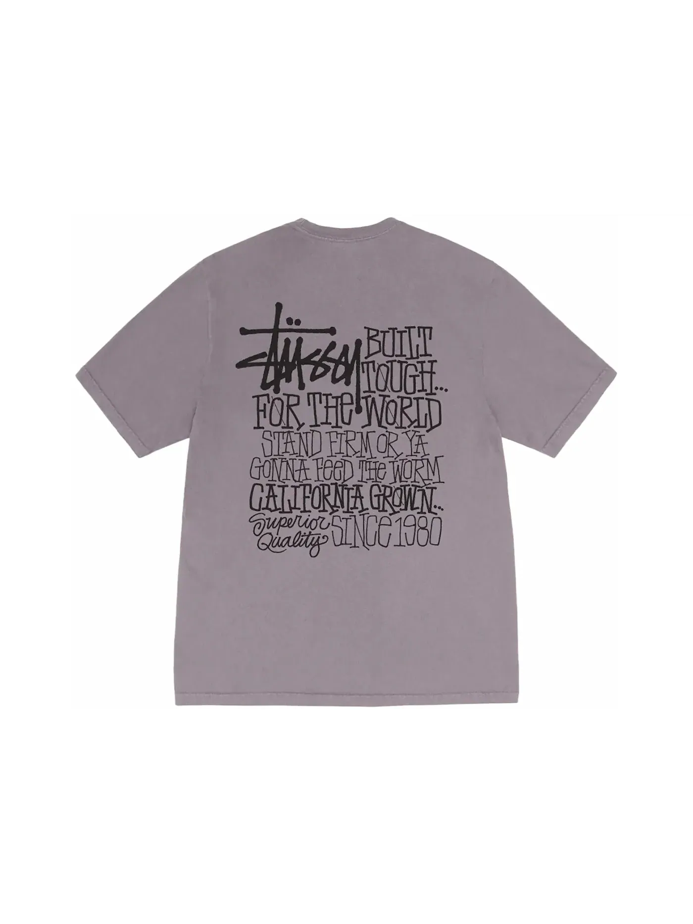Мужская футболка с пигментным окрашиванием Stussy California Grown Shark — изображение 1 из 2, акула