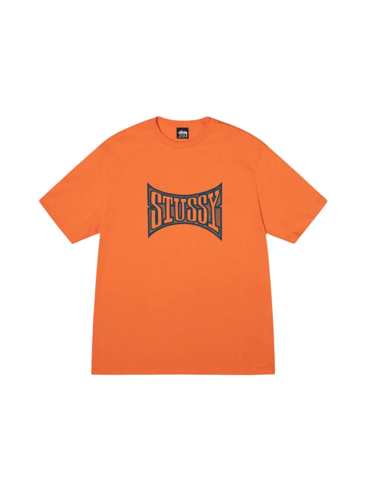 Мужская футболка с принтом Champion Tee Stussy — изображение 1 из 2, коралл