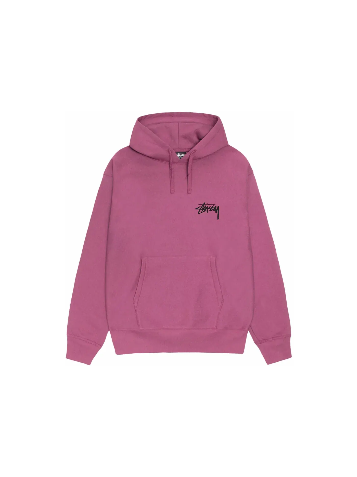 Мужская худи с принтом Stussy Cherries Hoodie Berry — изображение 2 из 2, фиолетовый