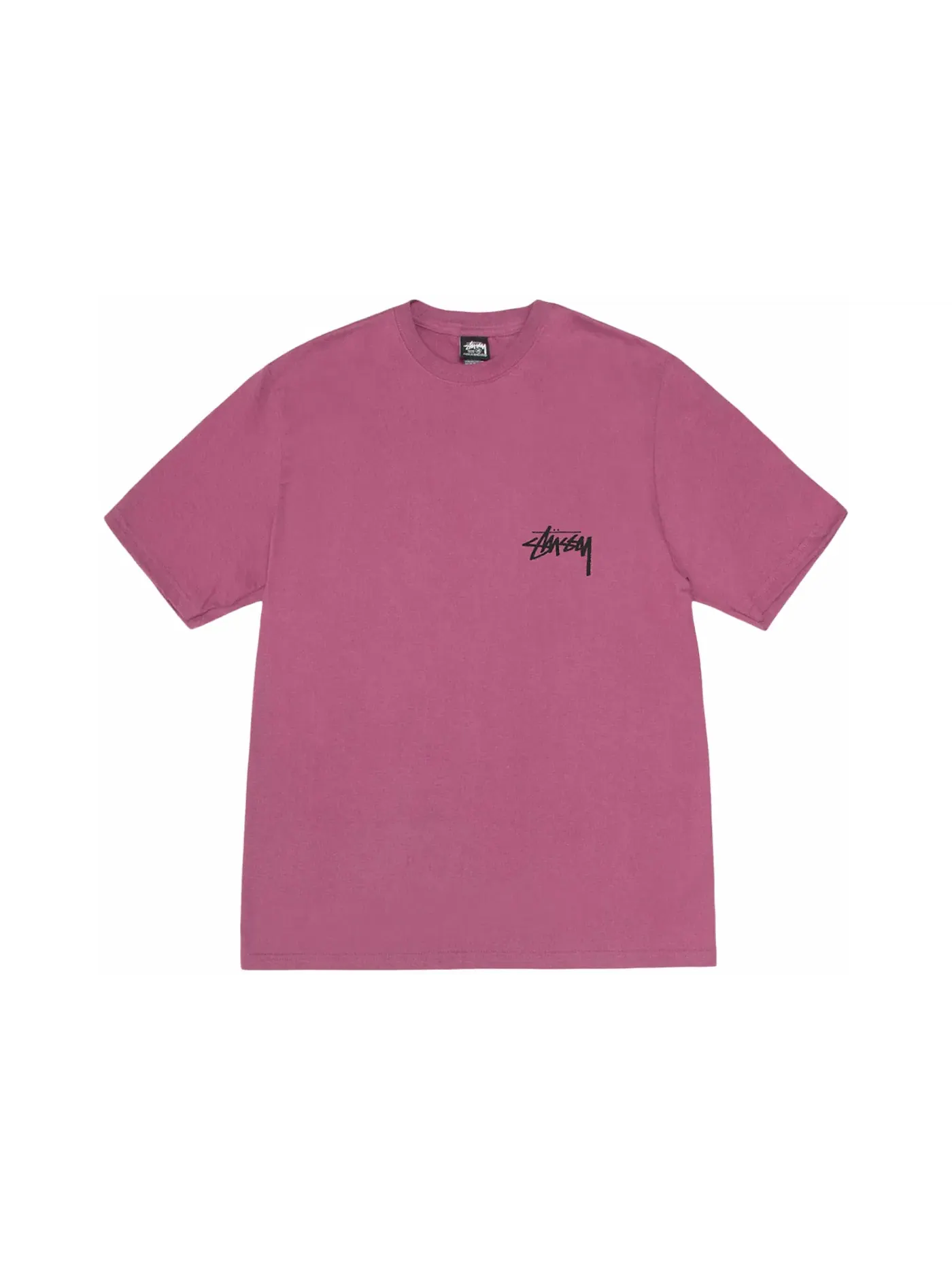 Мужская футболка с принтом Stussy Tee Stussy — изображение 2 из 2, фиолетовый