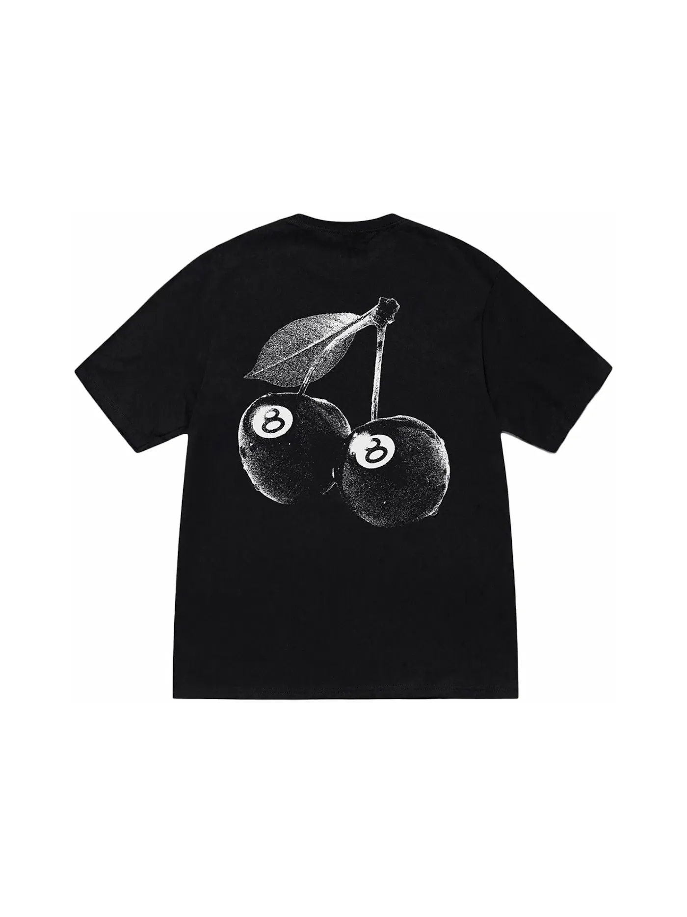 Мужская футболка с принтом Tee Stussy — изображение 1 из 2, черный