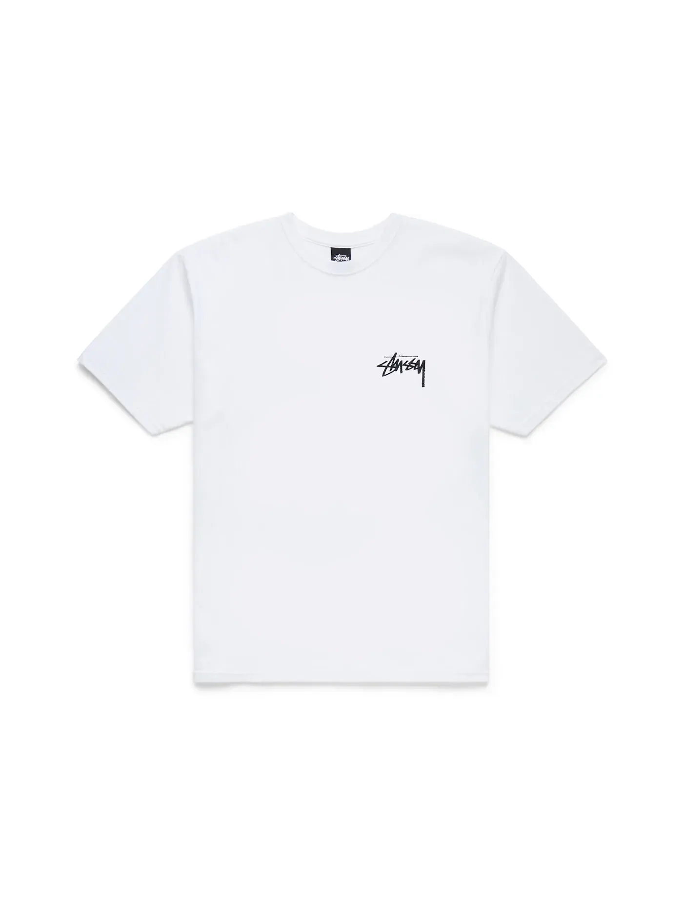 Мужская футболка с принтом Tee Stussy — изображение 1 из 6, белый