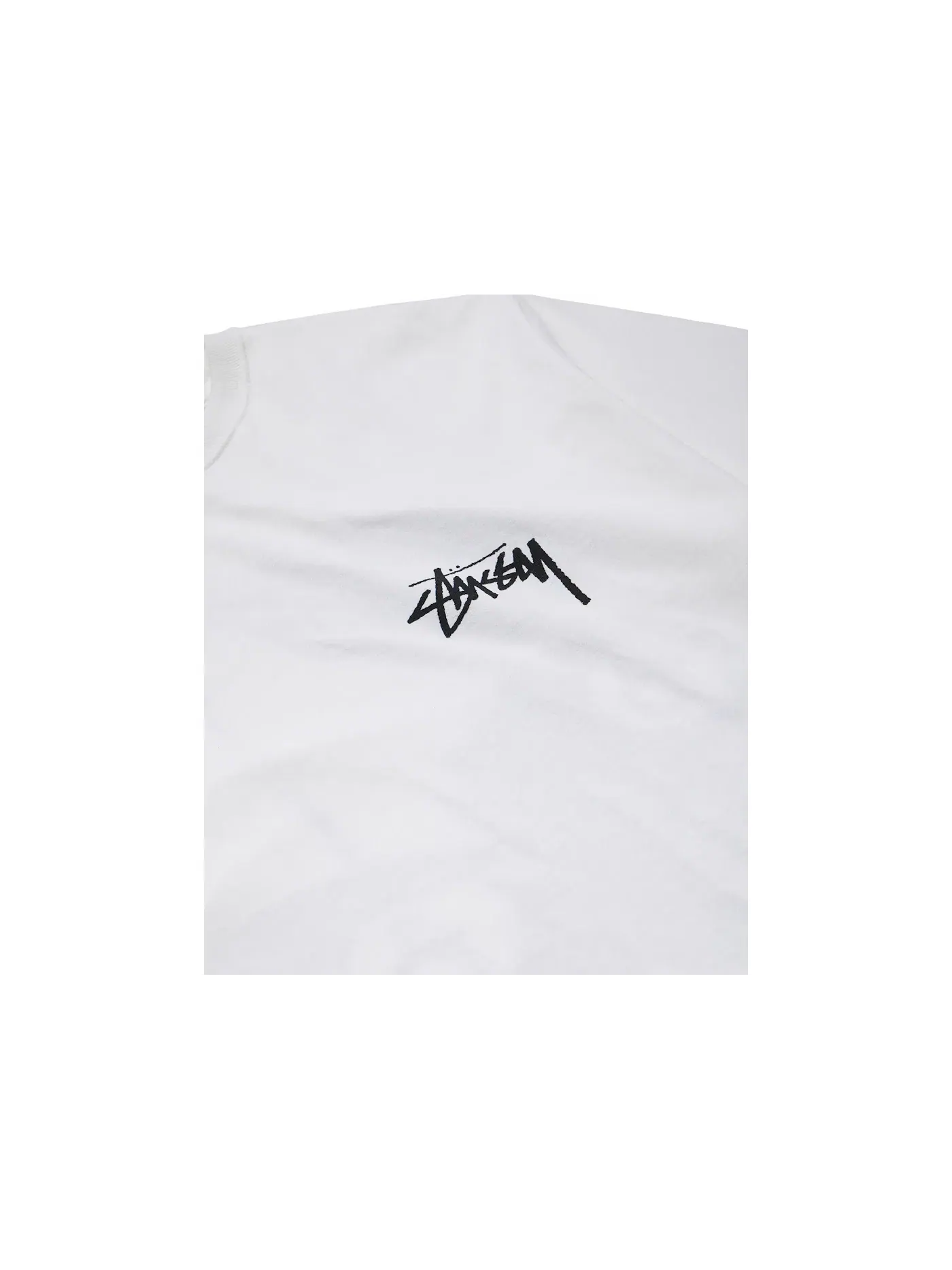 Мужская футболка с принтом Tee Stussy — изображение 3 из 6, белый