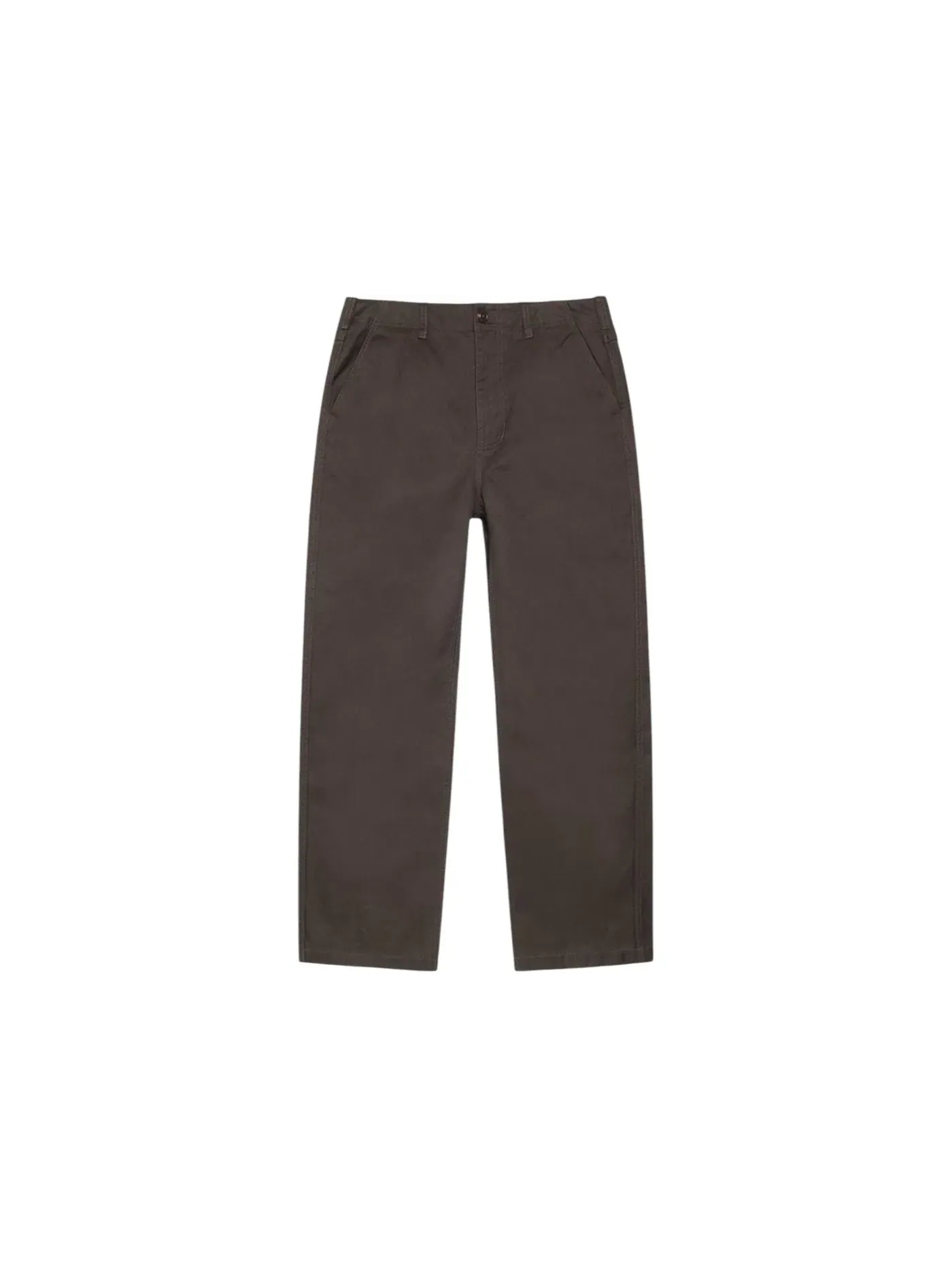 Мужские брюки чинос широкие модель Trouser Stussy — изображение 1 из 1, коричневый