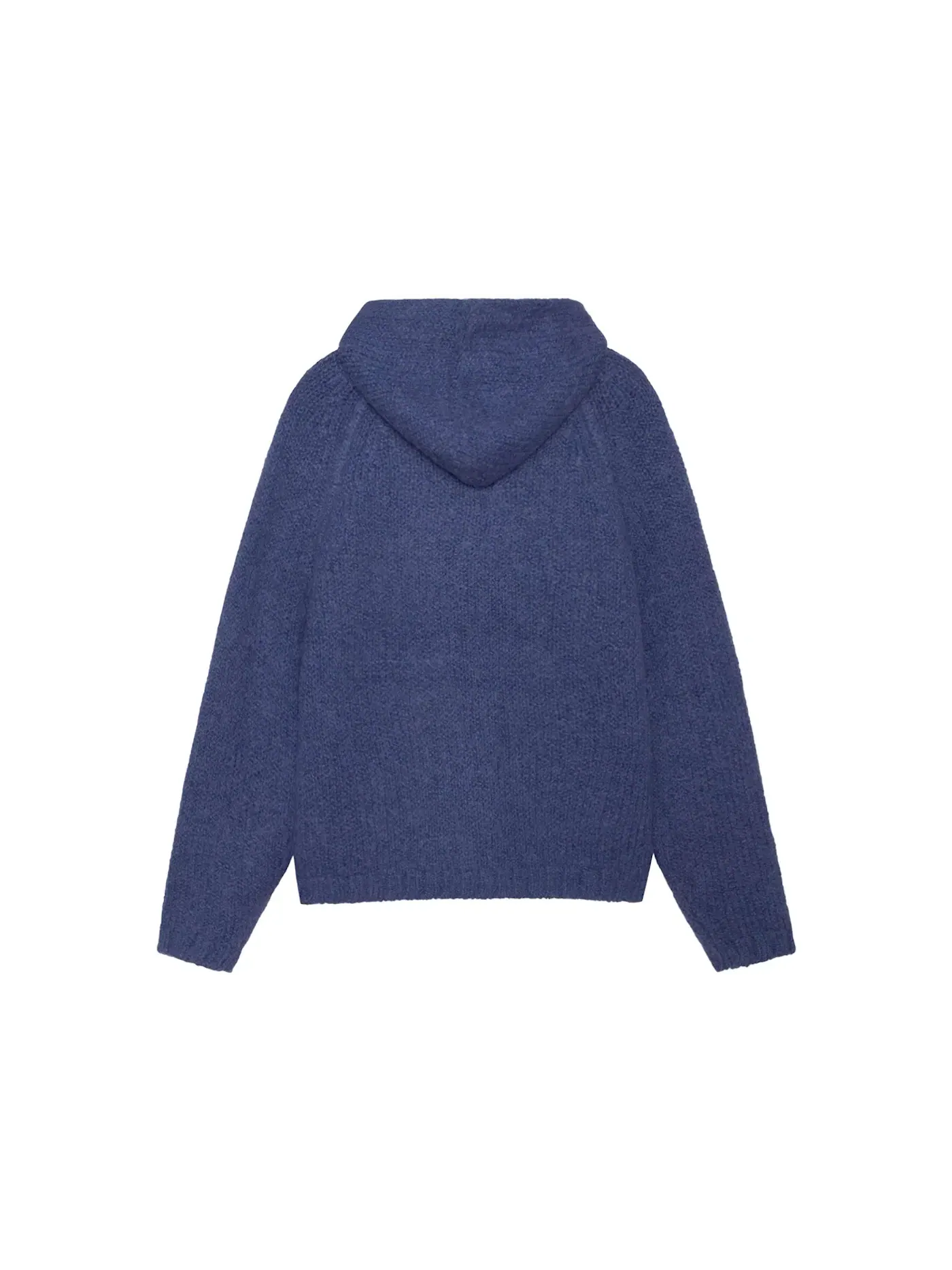 Мужской худи с молнией Chunky Knit Zip Hoodie Stussy — изображение 2 из 2, синий