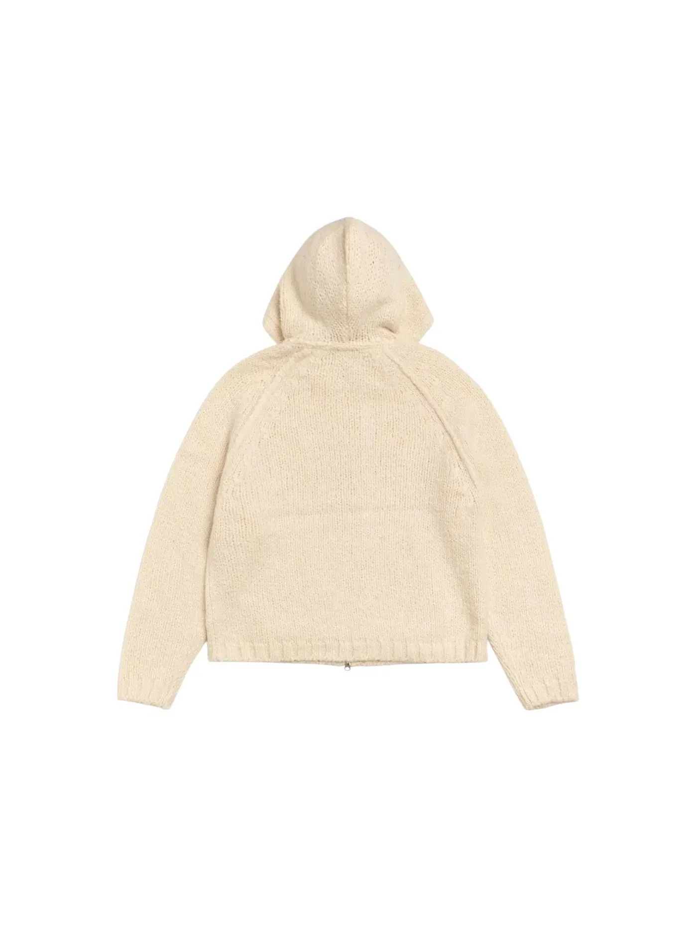 Мужская худи с застежкой-молнией крупной вязки Stussy — изображение 2 из 2, белый