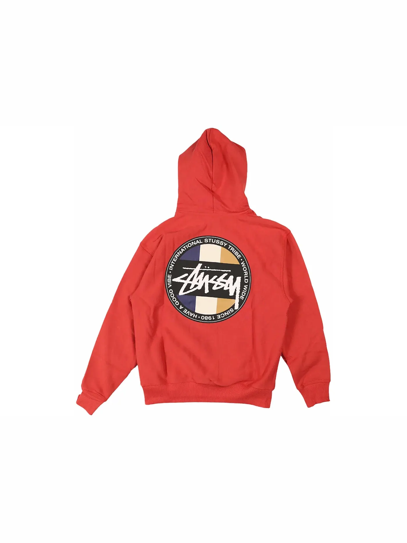 Мужской худи с принтом Classic Dot Stussy — изображение 2 из 2, коричневый