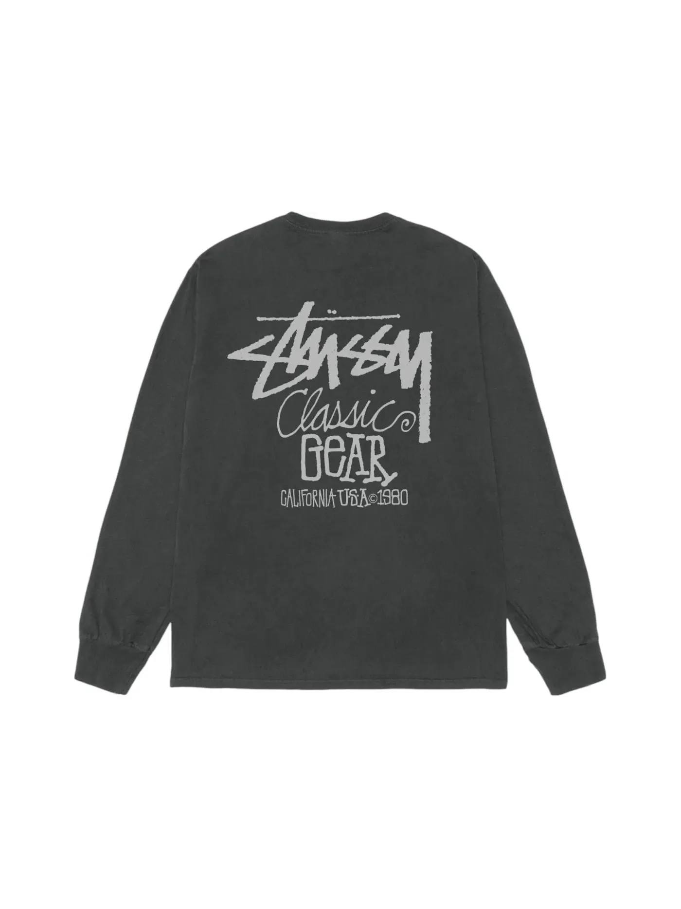 Мужская футболка с длинным рукавом Stussy Tee — изображение 1 из 2, черный