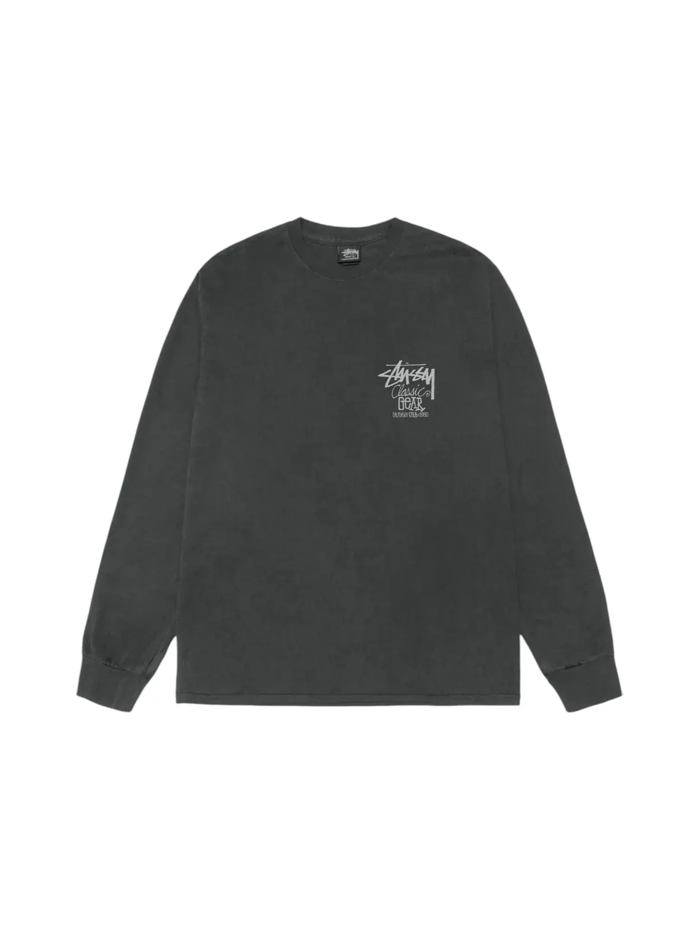 Мужская футболка с длинным рукавом Stussy Tee — изображение 2 из 2, черный