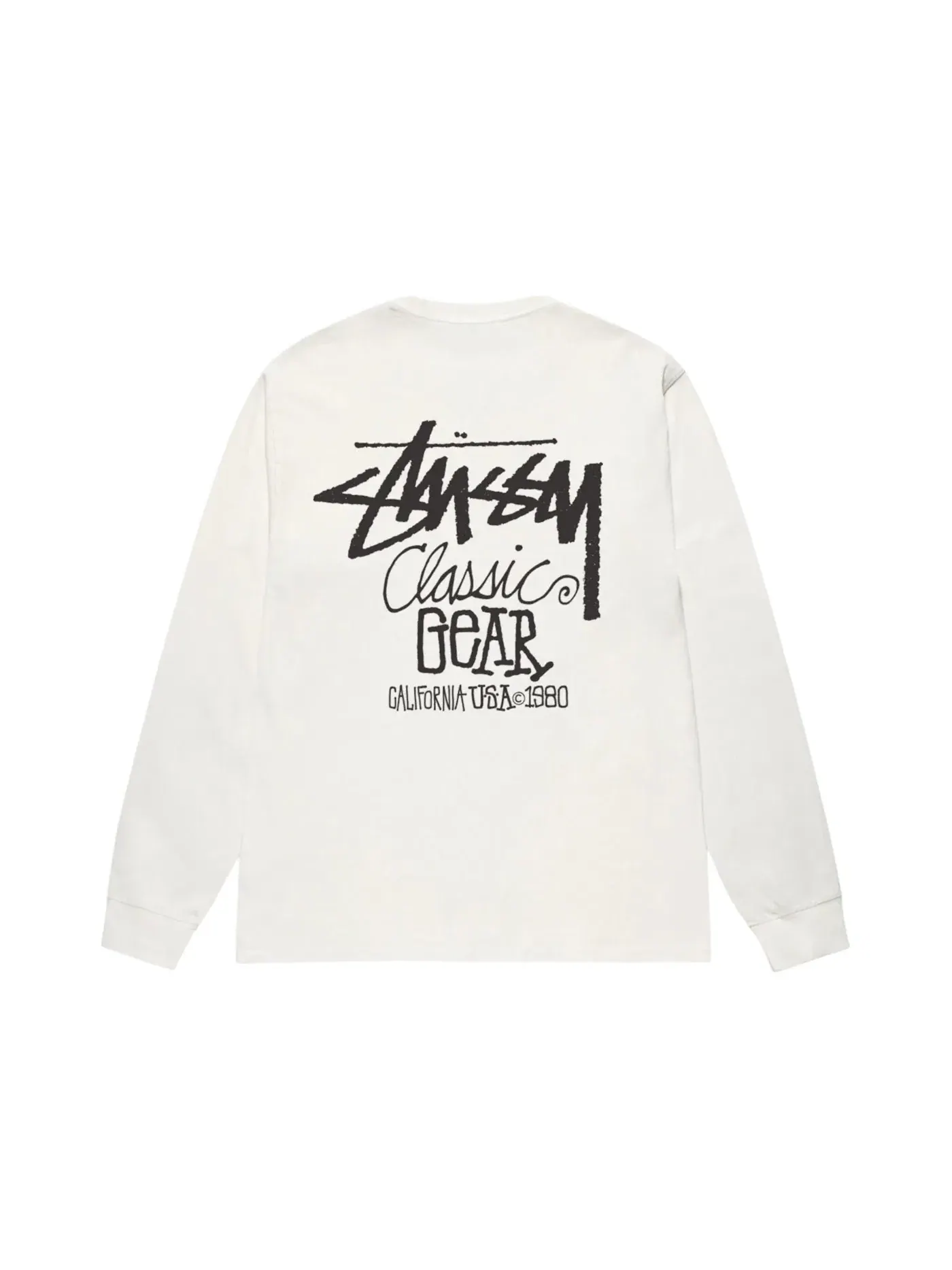 Мужская футболка с длинным рукавом Stussy Tee — изображение 1 из 2, прозрачный