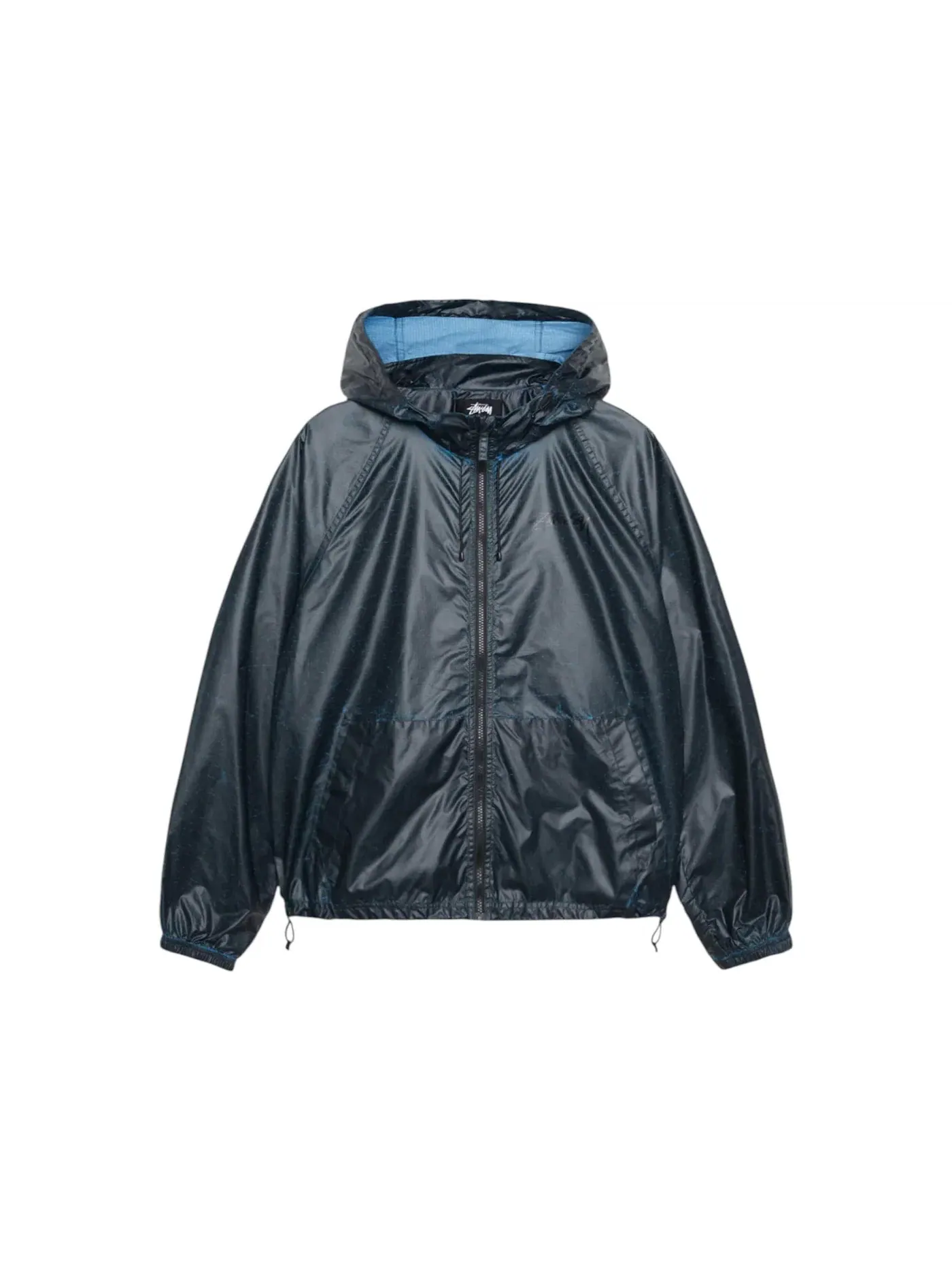 Мужская куртка из рипстопа с принтом Stussy Shell — изображение 2 из 2, синий