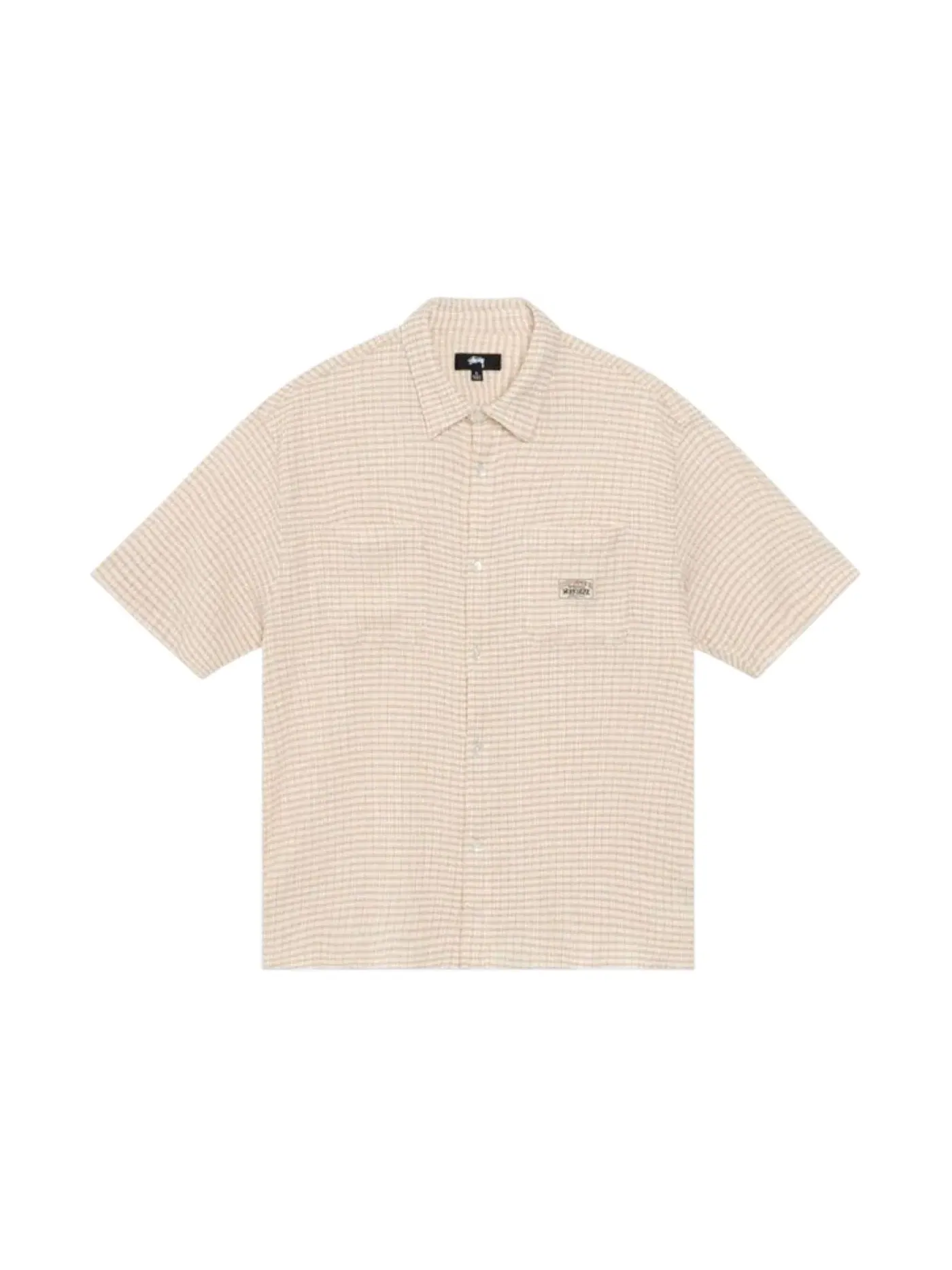 Мужские шорты с принтом Stussy Short — изображение 1 из 1, бежевый