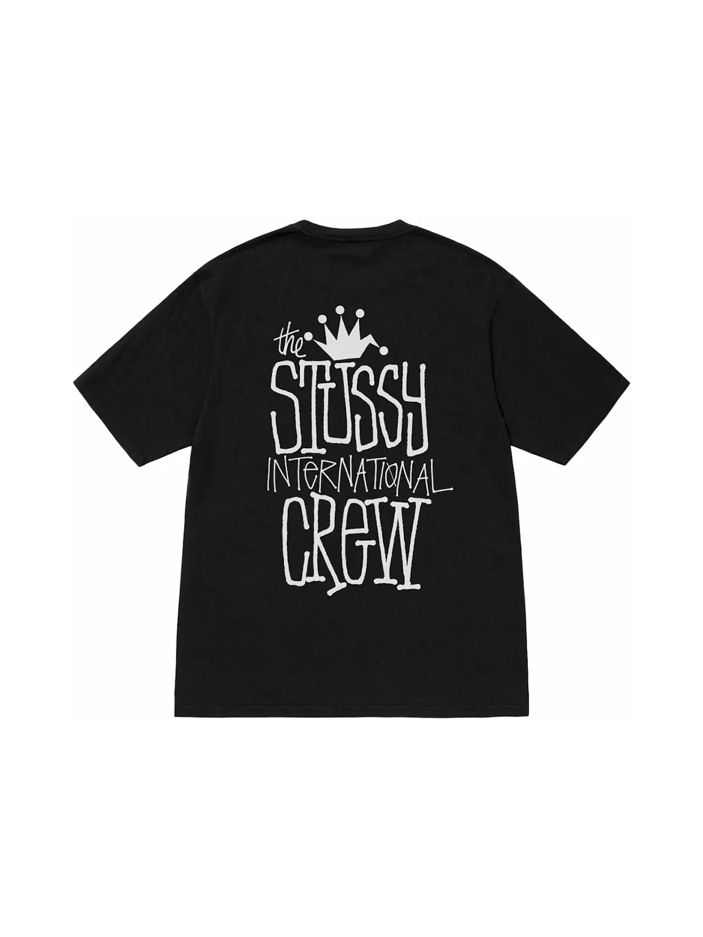 Мужская футболка с принтом Stussy Tee — изображение 1 из 2, черный