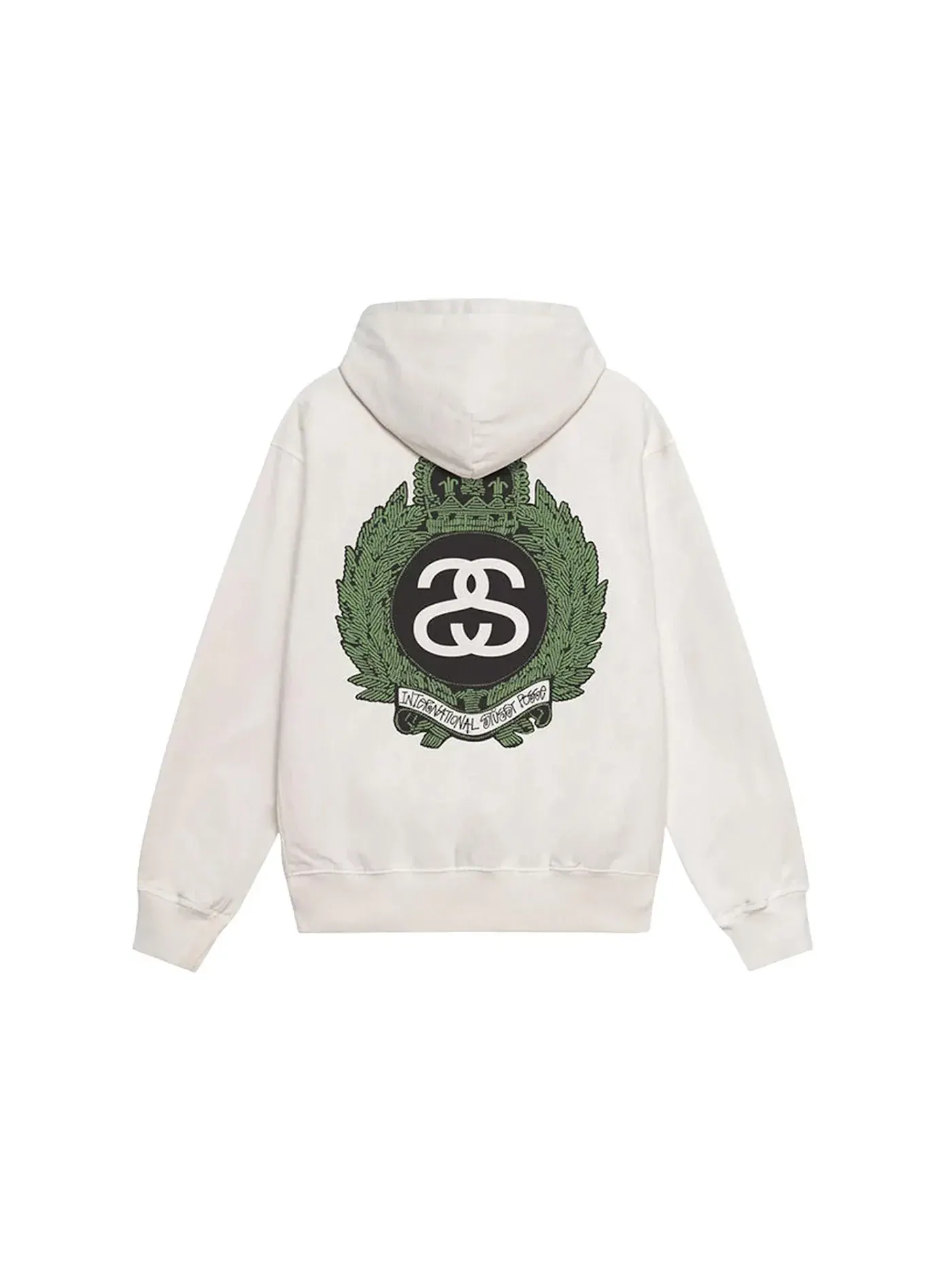 Мужской худи с принтом Hoodie Stussy — изображение 2 из 2, прозрачный
