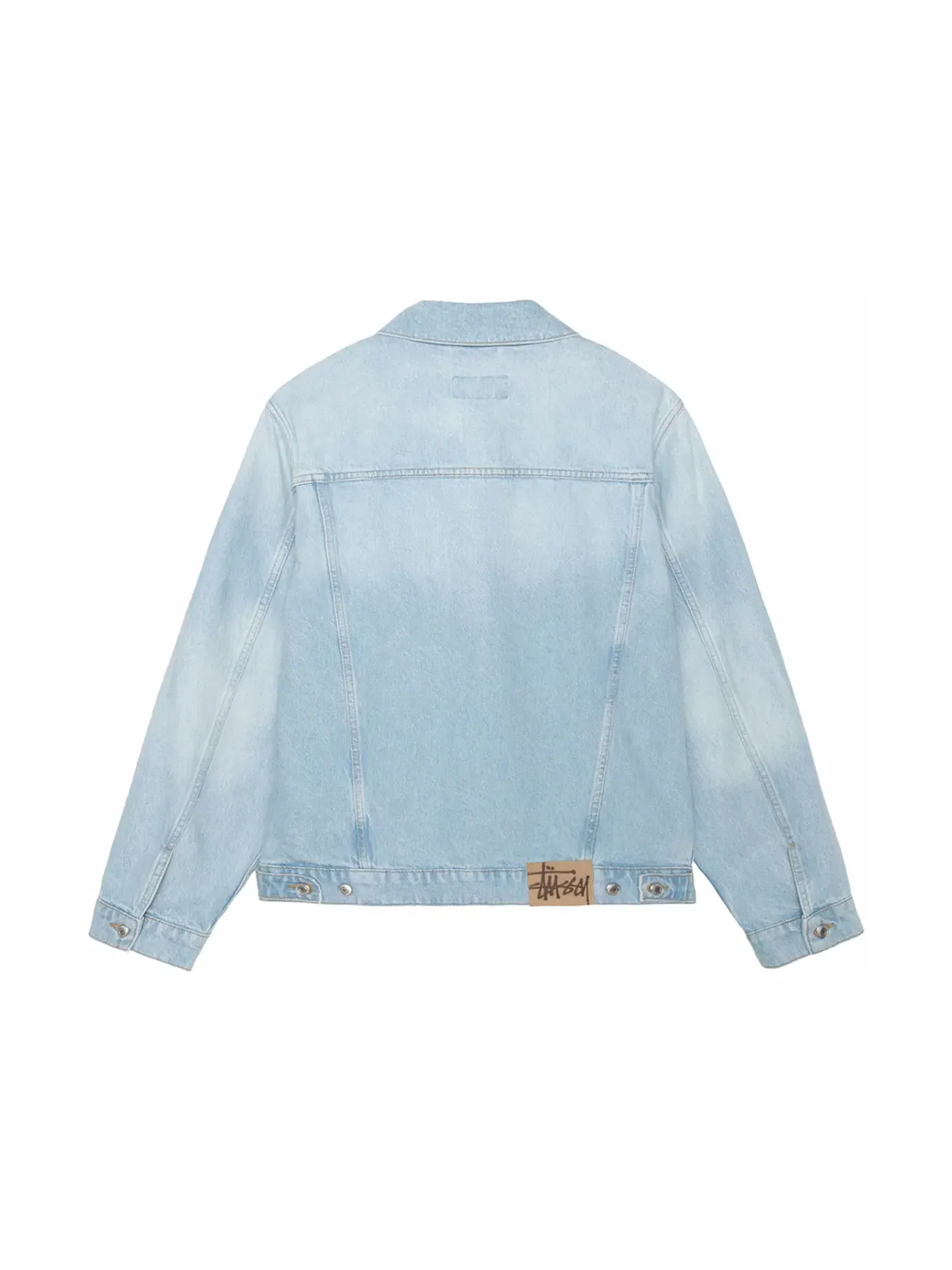 Мужская джинсовая куртка-тракер Light Wash Stussy — изображение 2 из 2