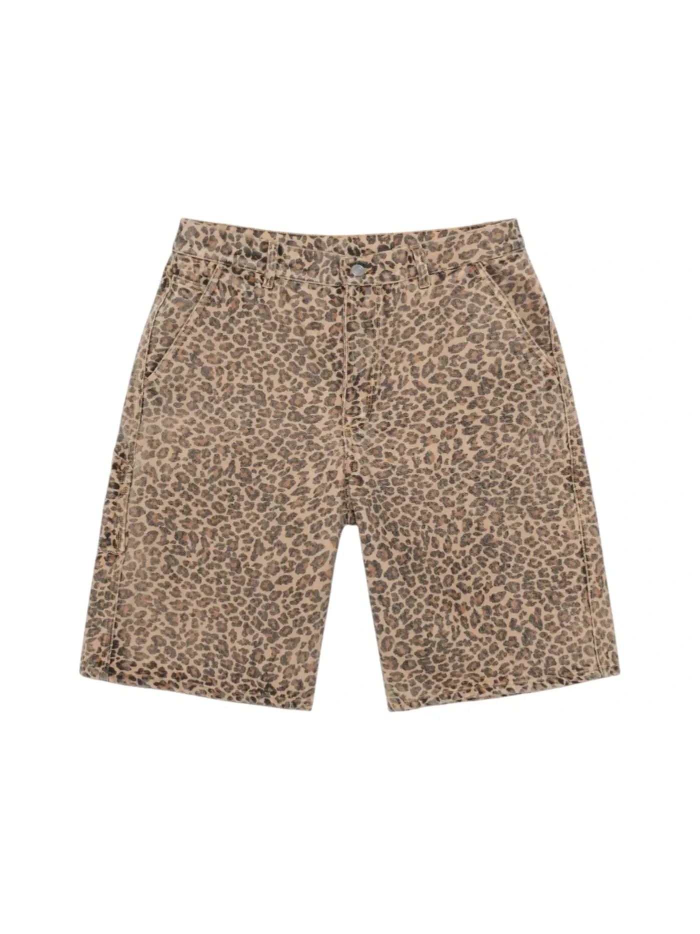 Мужские шорты с принтом Stussy Short — изображение 1 из 1, леопардовый