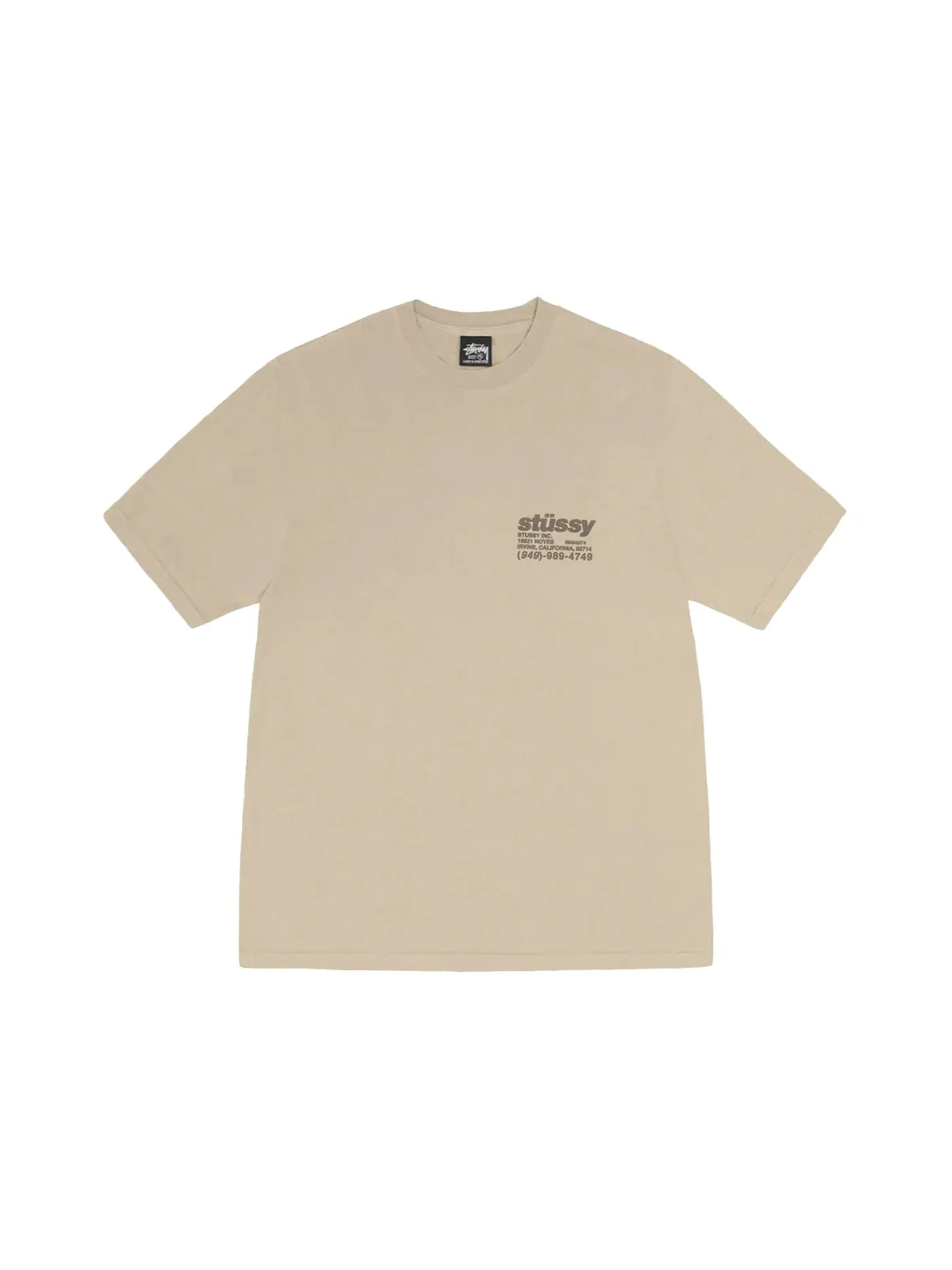 Мужская футболка с длинным рукавом Stussy — изображение 2 из 2, хаки