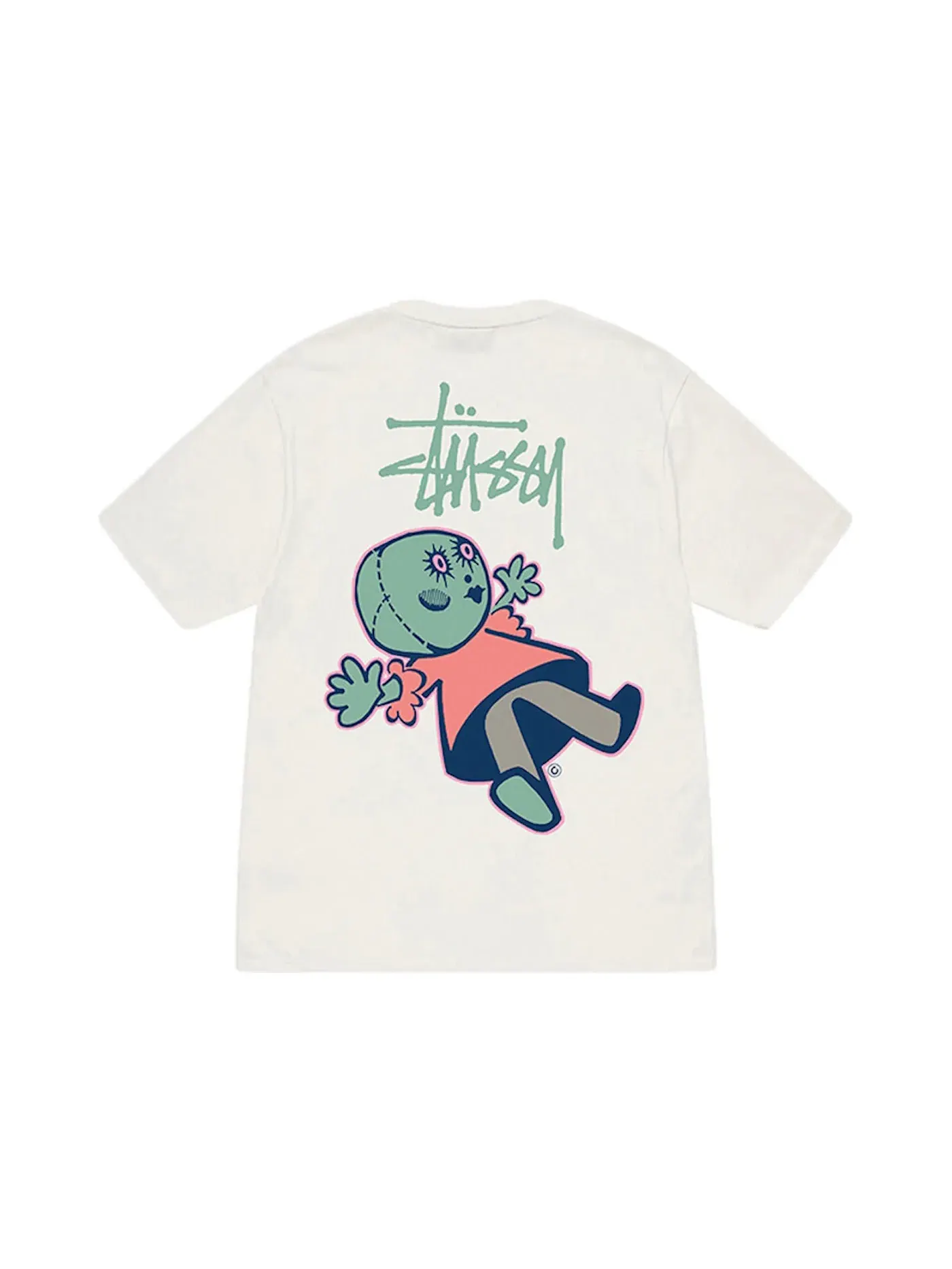 Женская футболка с принтом Dollie Stussy — изображение 1 из 2, прозрачный