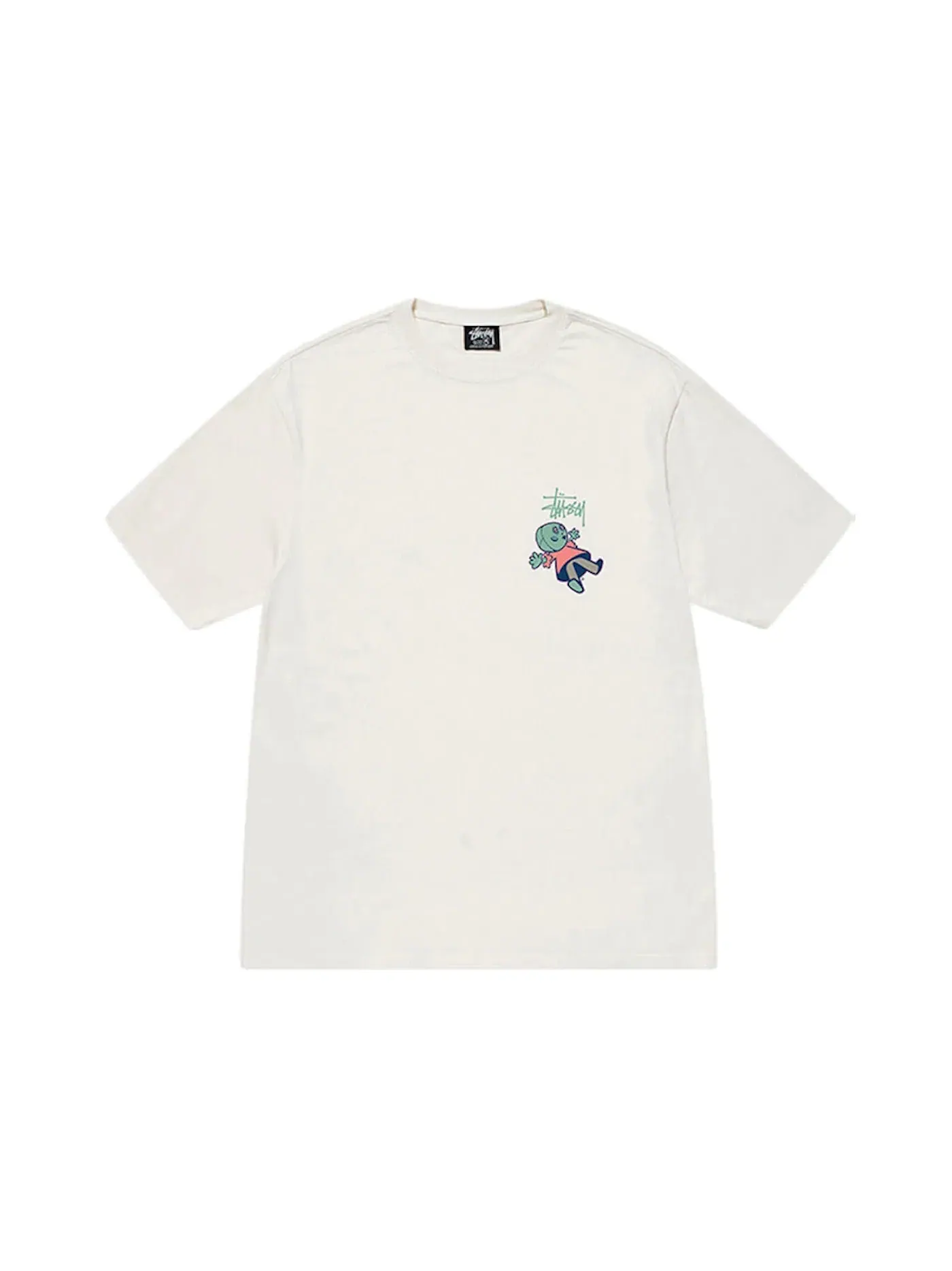 Женская футболка с принтом Dollie Stussy — изображение 2 из 2, прозрачный