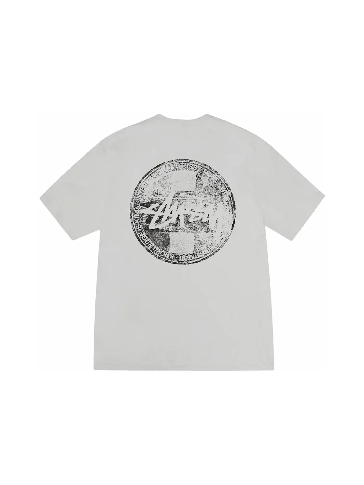 Мужская футболка с принтом Dot Stamp Tee Stussy — изображение 1 из 1, туманный