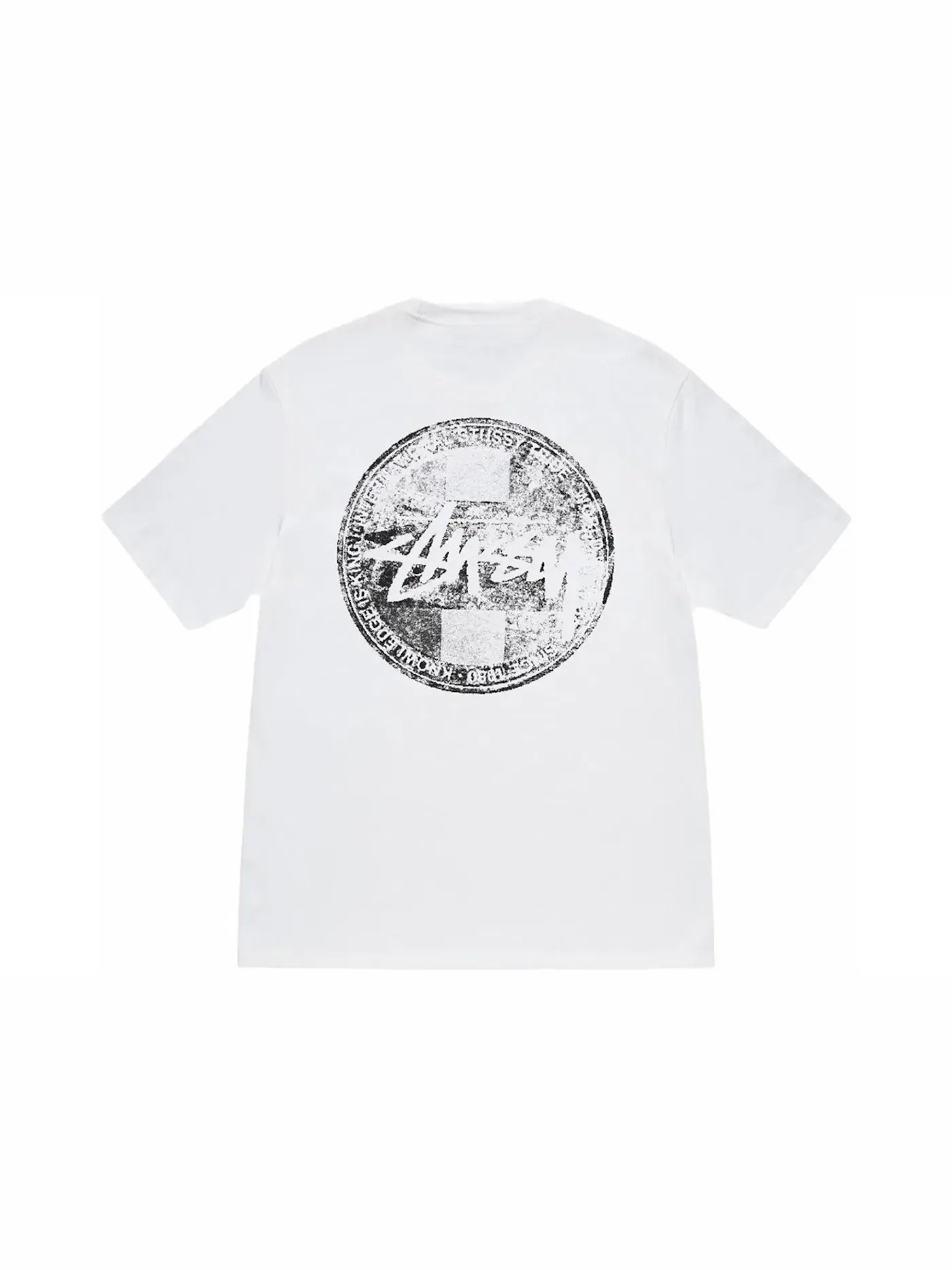 Мужская футболка с принтом Tee Stussy — изображение 1 из 2, белый