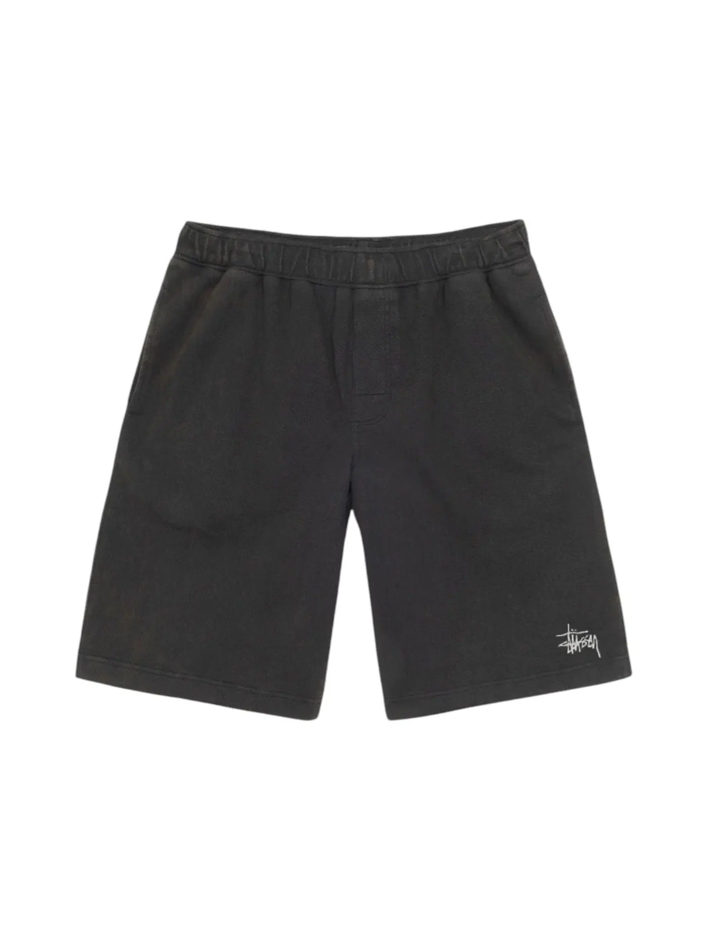Мужские шорты с двойным слоем джерси Stussy — изображение 1 из 2, черный