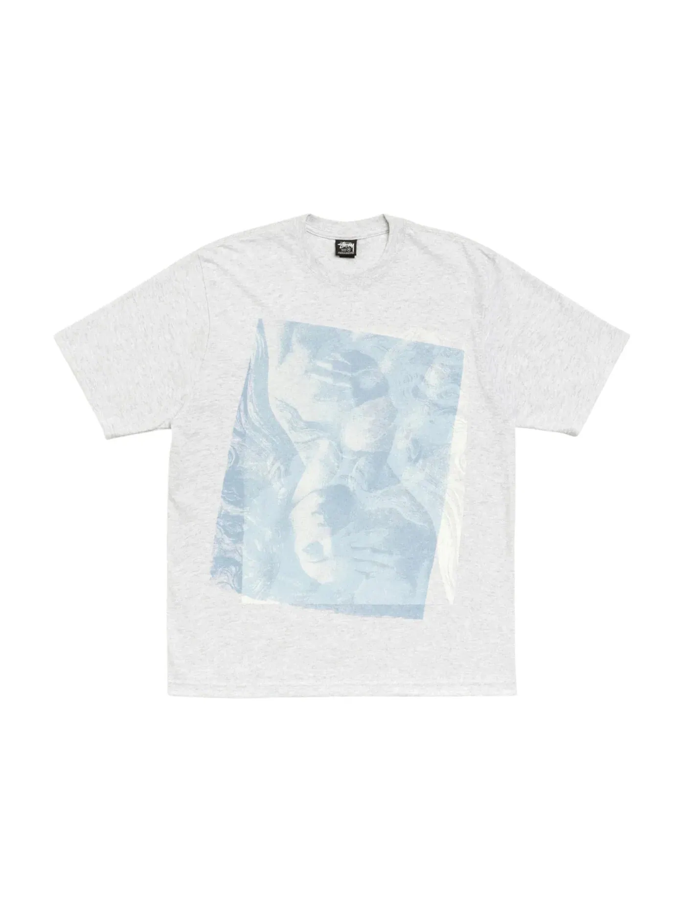 Мужская футболка с принтом Double Venus Stussy — изображение 1 из 2, пепельный вереск