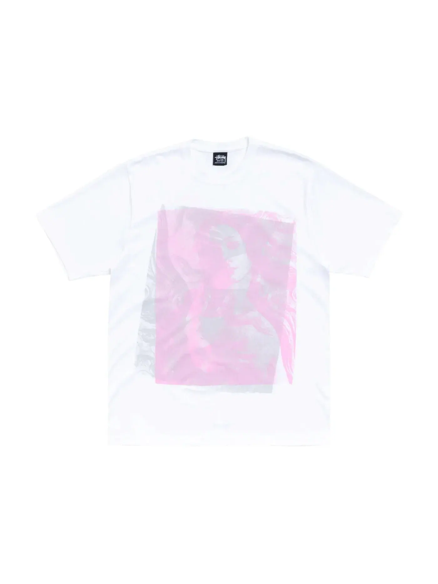 Мужская футболка с принтом Stussy Double Venus Tee — изображение 1 из 2, белый