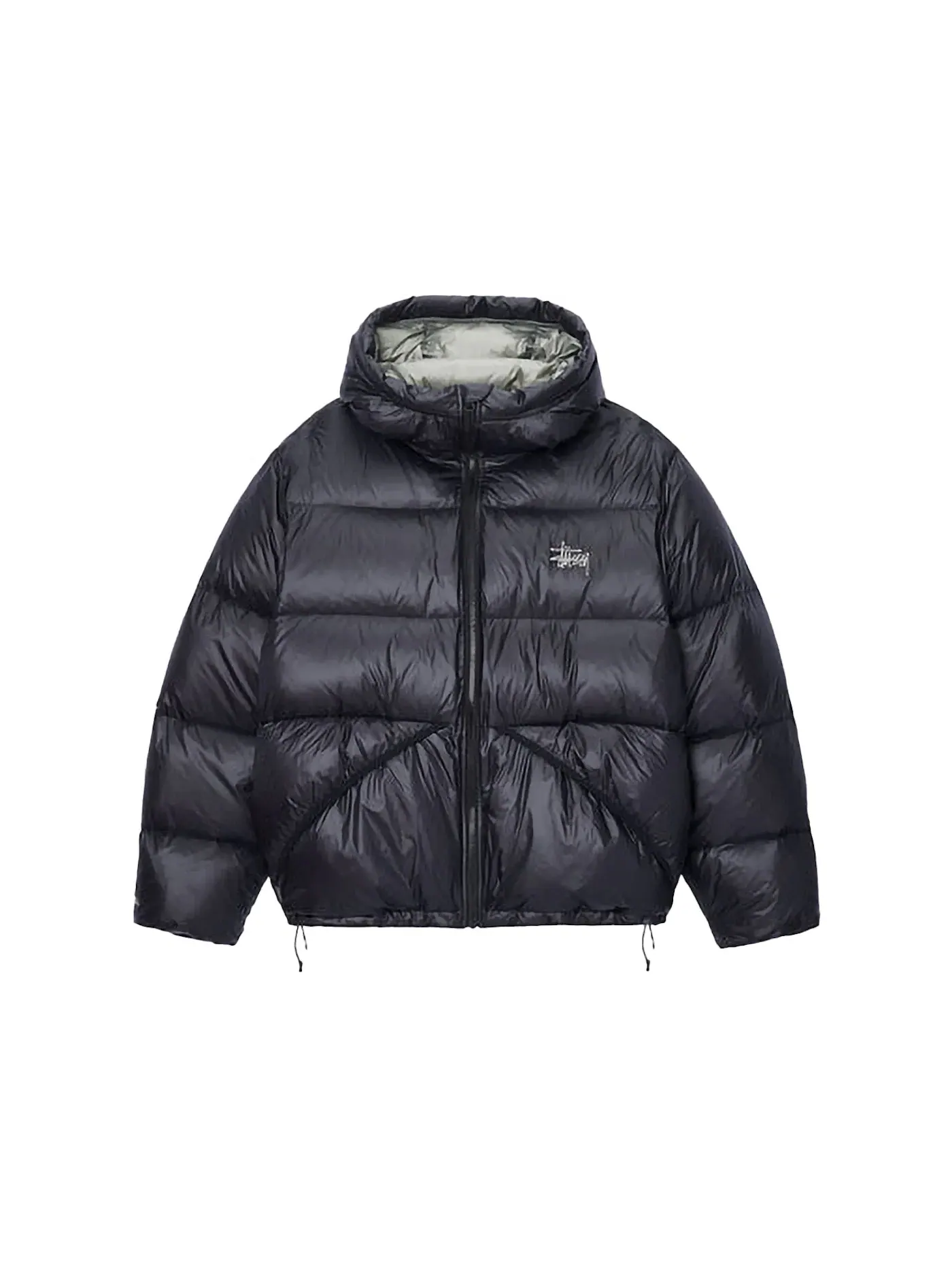 Мужская куртка-парка с наполнителем Down Micro Ripstop Stussy — изображение 1 из 1, черный