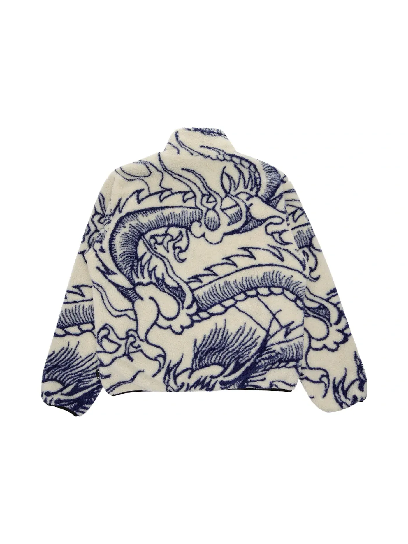 Мужская куртка-реверс с принтом Dragon Stussy — изображение 2 из 3, прозрачный