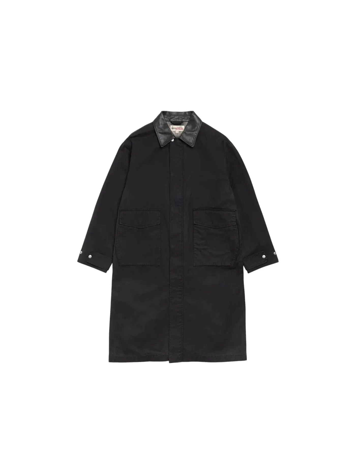 Мужское пальто-пыльник Stussy — изображение 1 из 2, черный