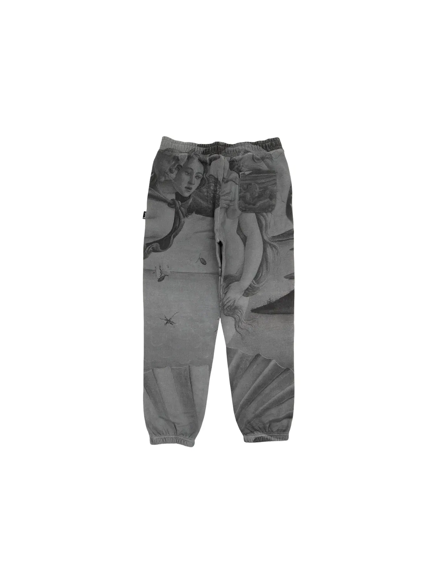 Мужские спортивные штаны с принтом Sweatpant Stussy — изображение 2 из 2, черный