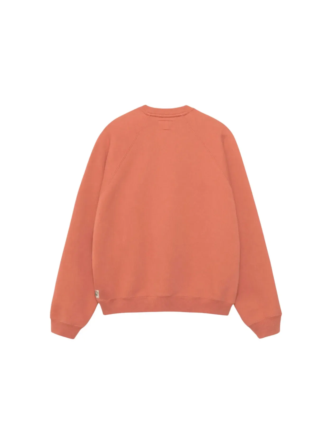 Мужской свитшот реглан Stussy Crew — изображение 2 из 2, кирпич