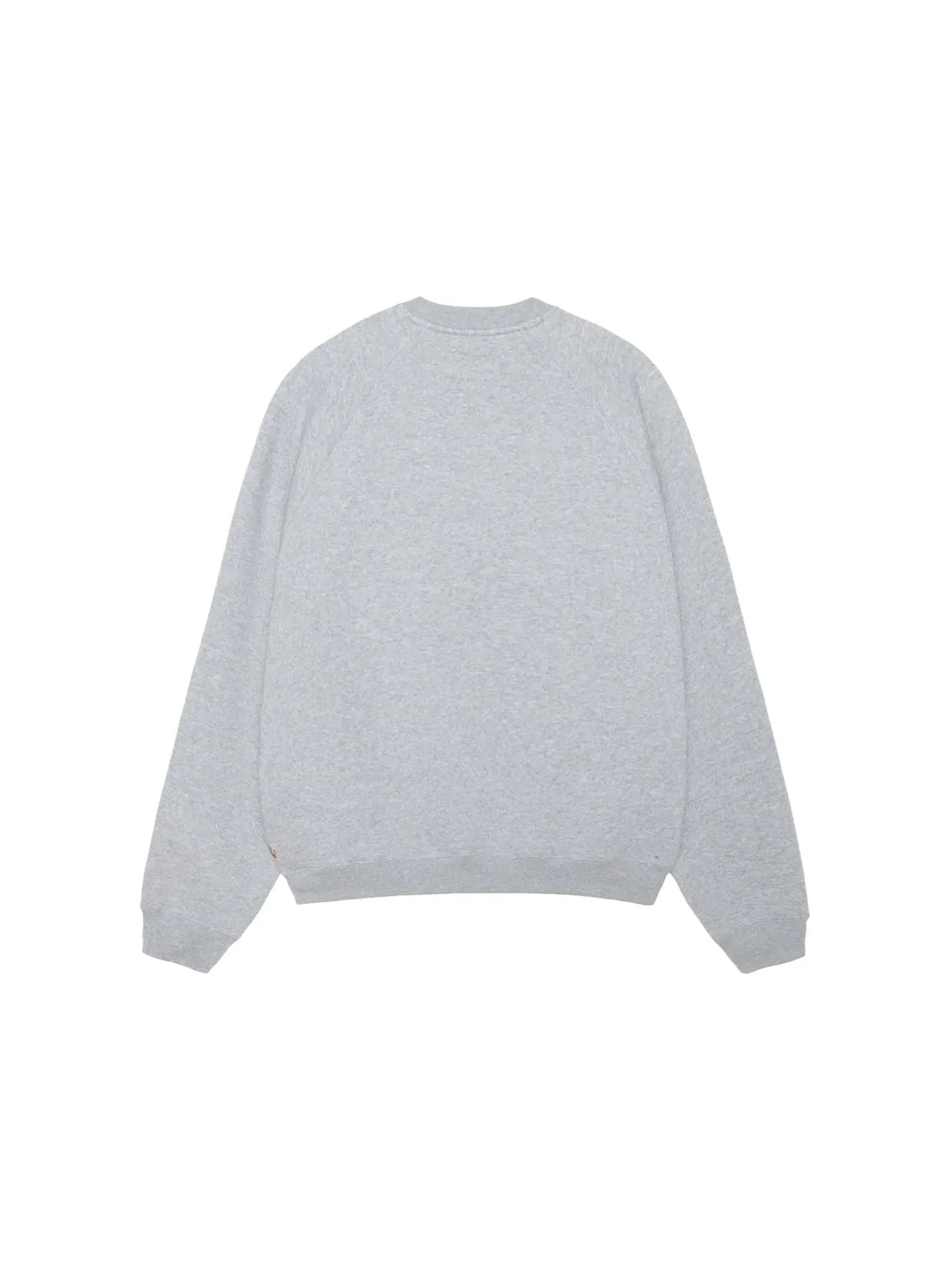 Мужской свитшот с втачным рукавом реглан Crew Stussy — изображение 2 из 2, серый