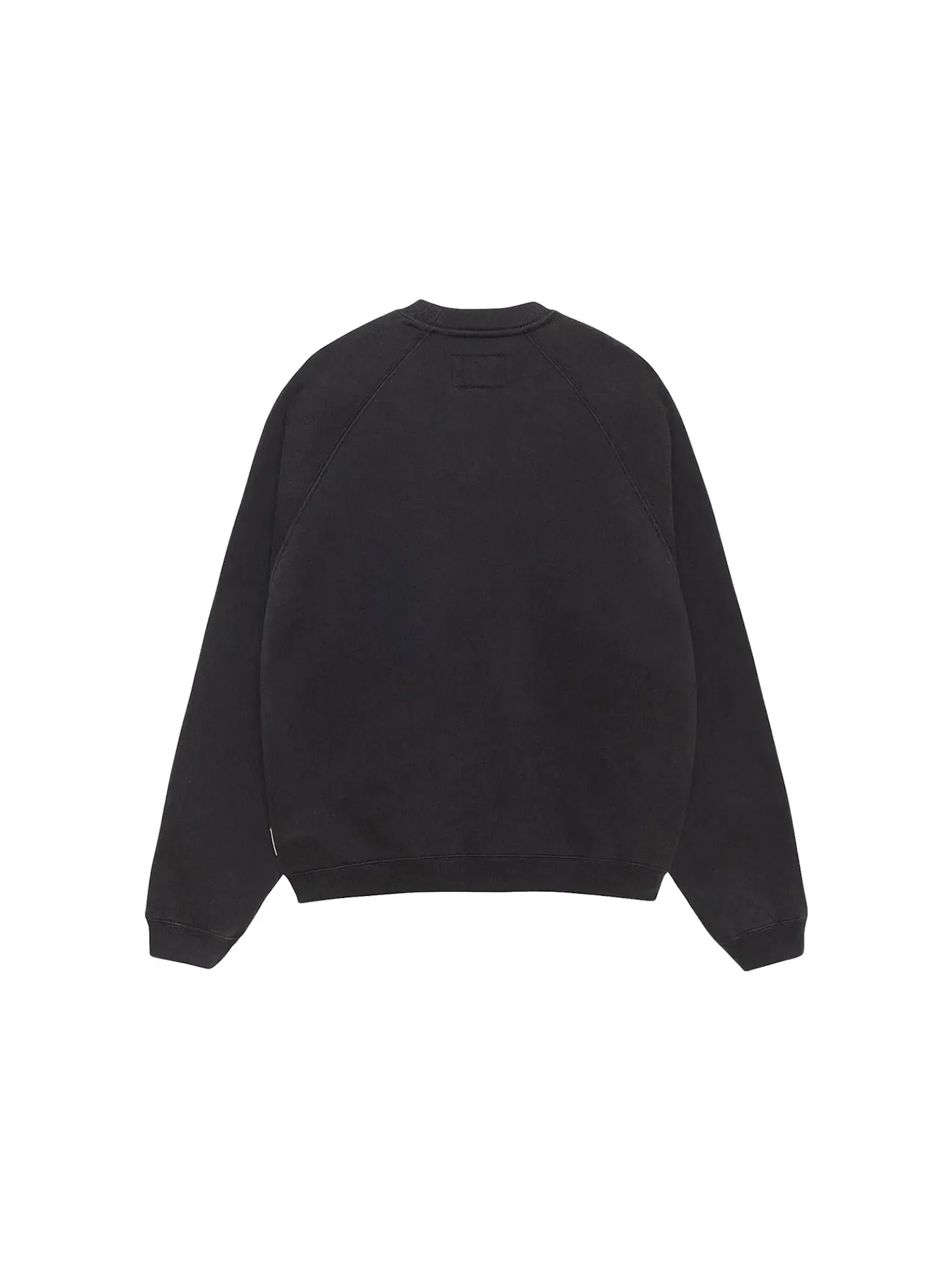 Мужской свитшот с длинным рукавом Crew Stussy — изображение 2 из 2, черный