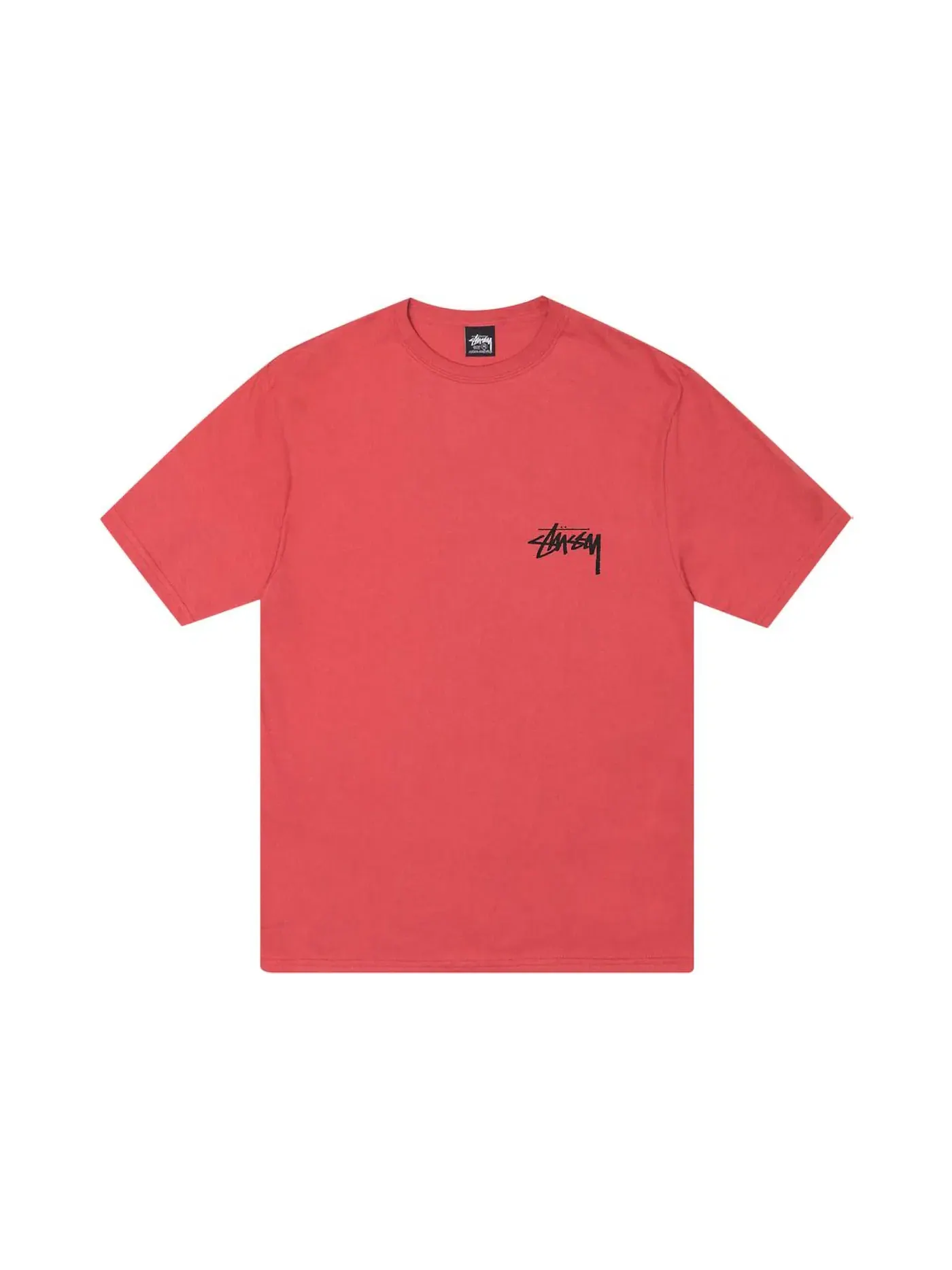 Мужская футболка с принтом Stussy Tee — изображение 1 из 2, коричневый