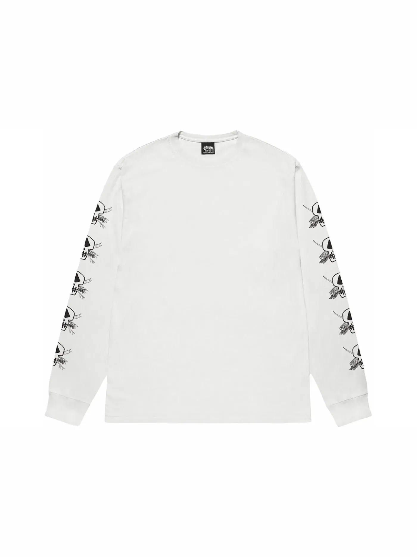 Мужская футболка с длинным рукавом Foils L/S Pigment Dyed Tee Stussy — изображение 1 из 2, прозрачный