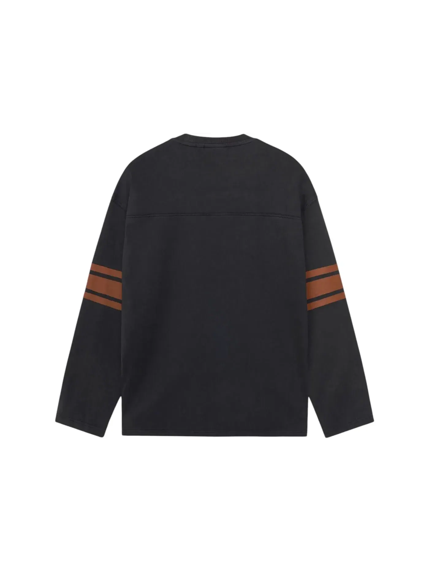 Мужской свитшот с длинным рукавом Crew Stussy — изображение 2 из 2, черный