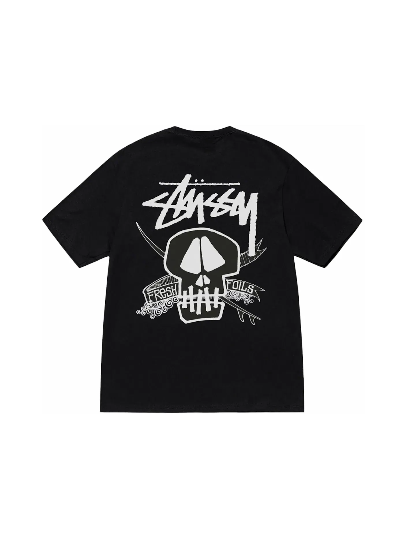 Мужская футболка с принтом Stussy Tee — изображение 1 из 2, черный