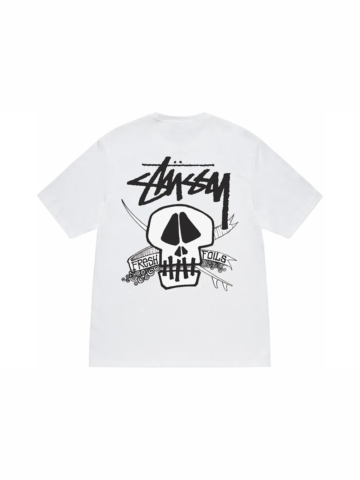Мужская футболка с принтом Stussy Tee — изображение 1 из 2, белый