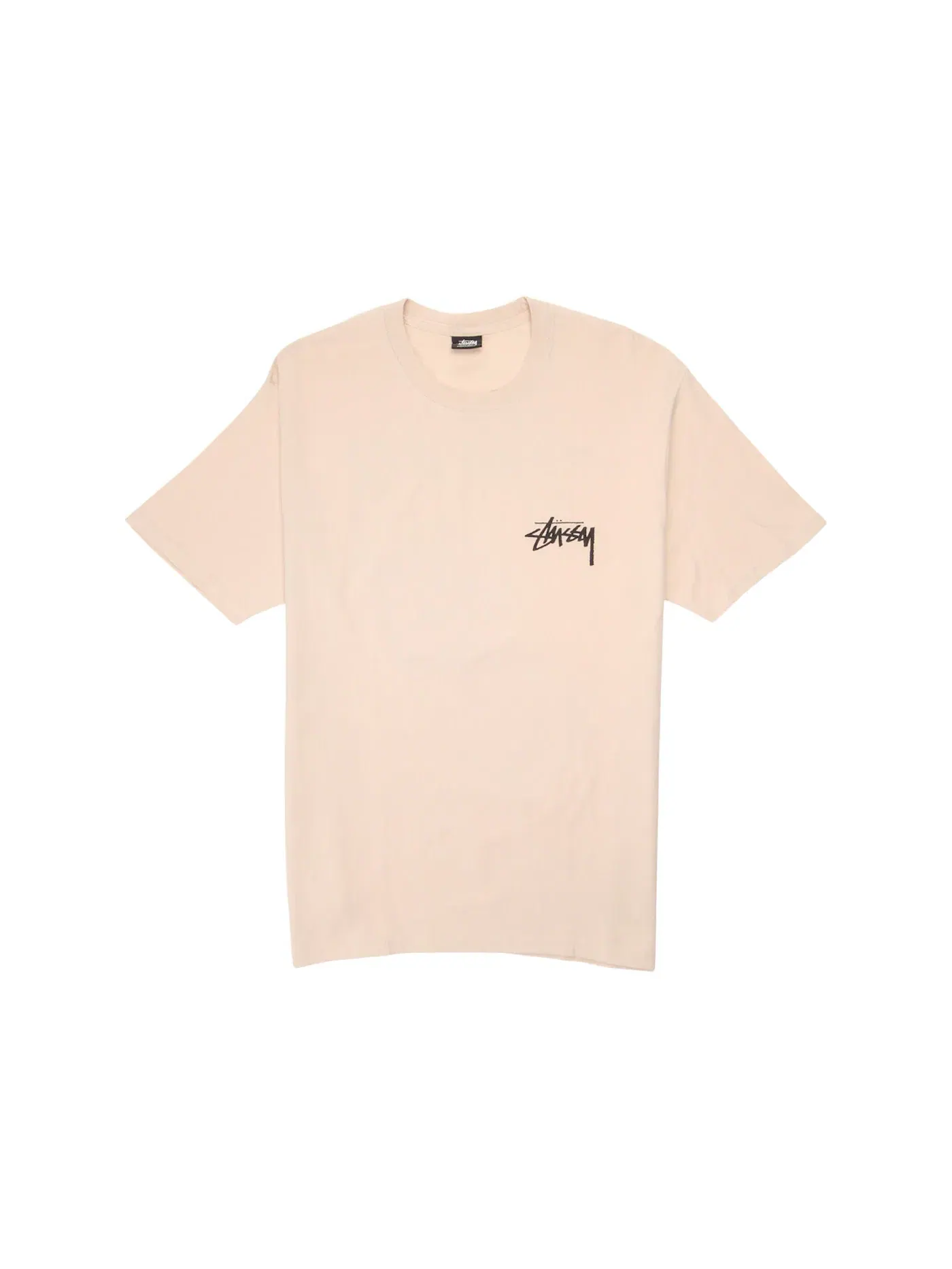 Мужская футболка с принтом Tee Stussy — изображение 2 из 2, дымчатый