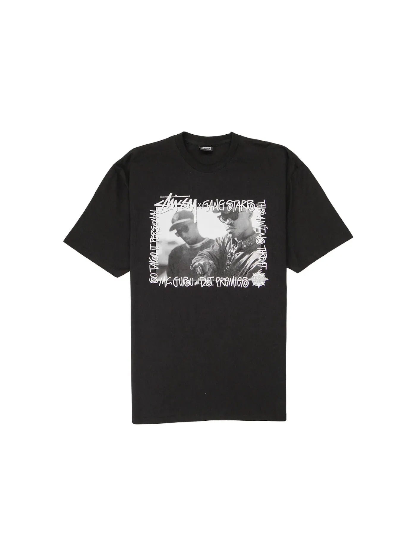 Мужская футболка с длинным рукавом Tee Stussy — изображение 1 из 2, черный