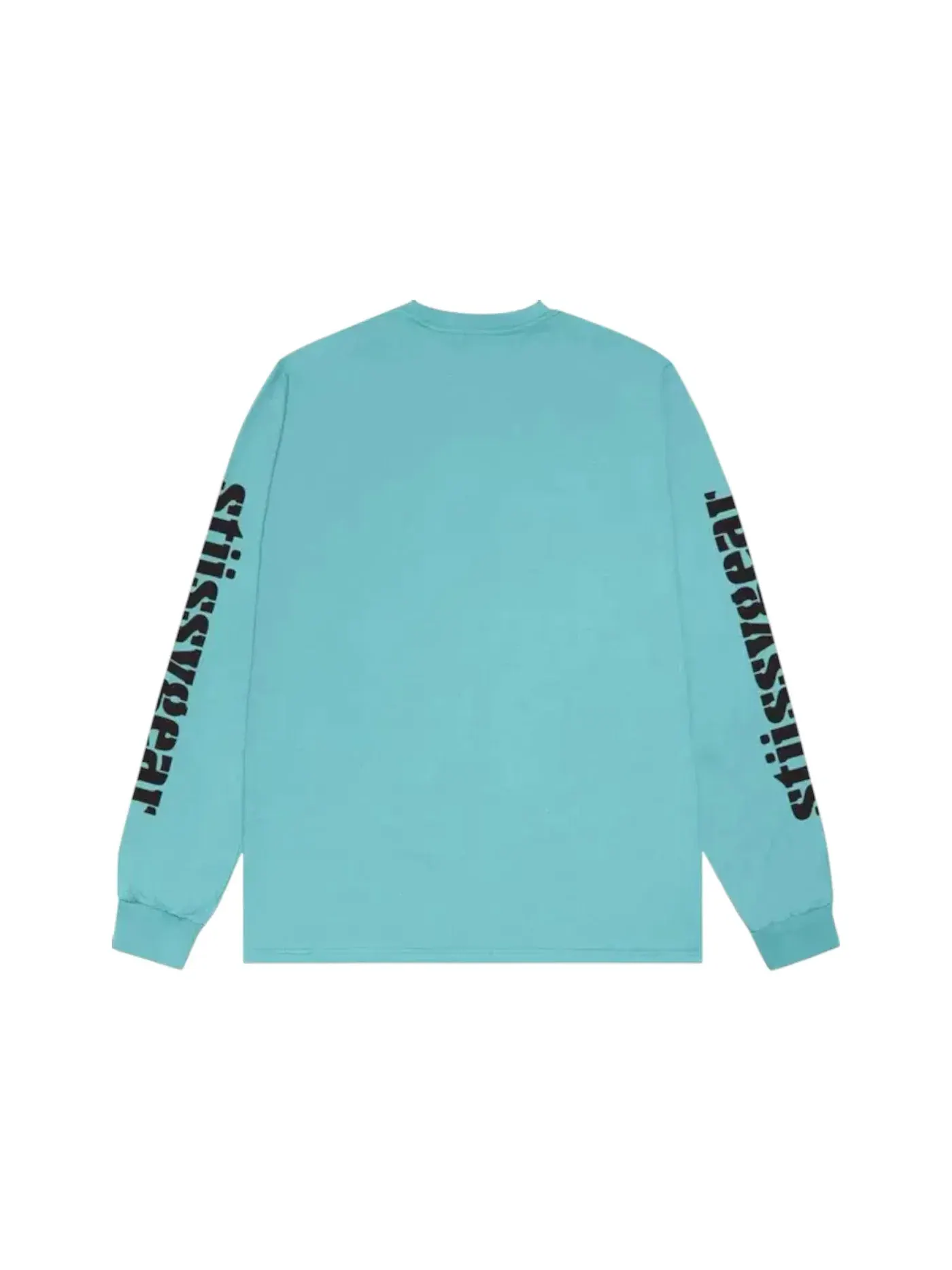 Мужская футболка с длинным рукавом Tee Stussy — изображение 2 из 2, океанский