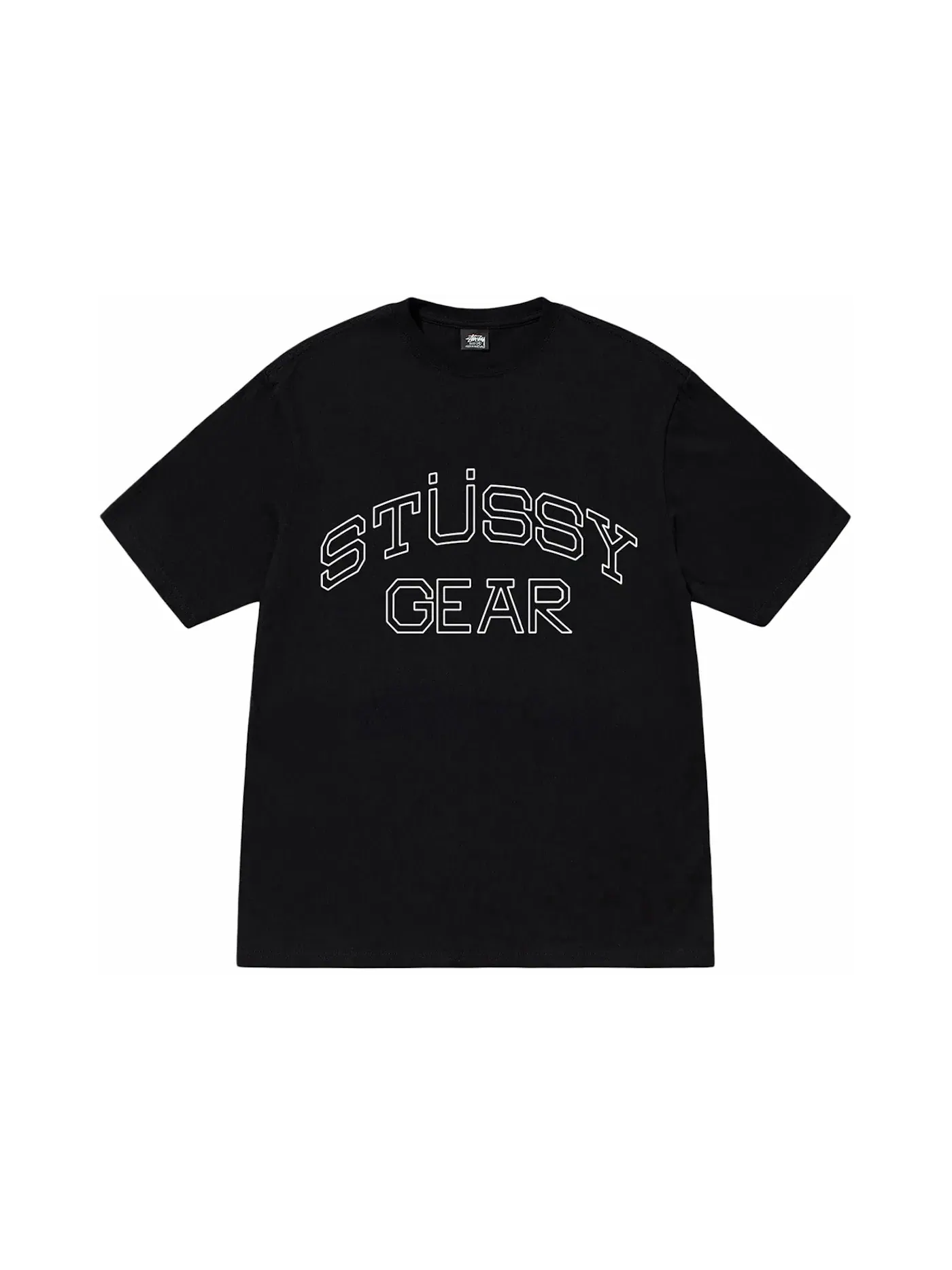 Мужская футболка с принтом Tee Stussy — изображение 1 из 2, черный