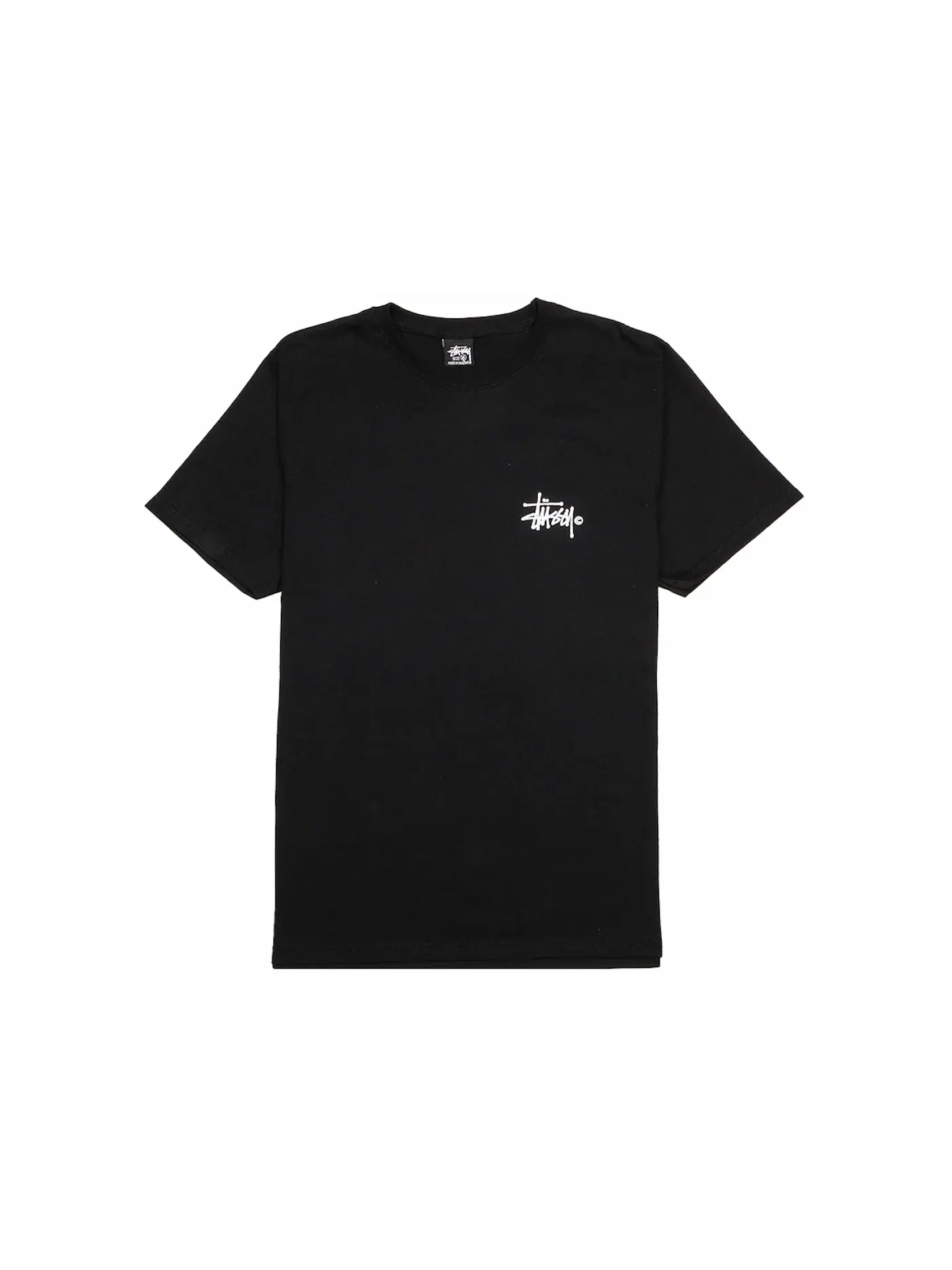 Мужская футболка с принтом Grassfed Stussy — изображение 2 из 2, черный