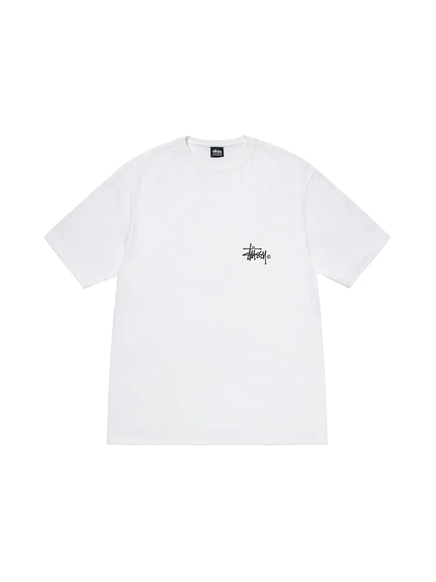 Мужская футболка с принтом Stussy T-shirt — изображение 2 из 2, белый