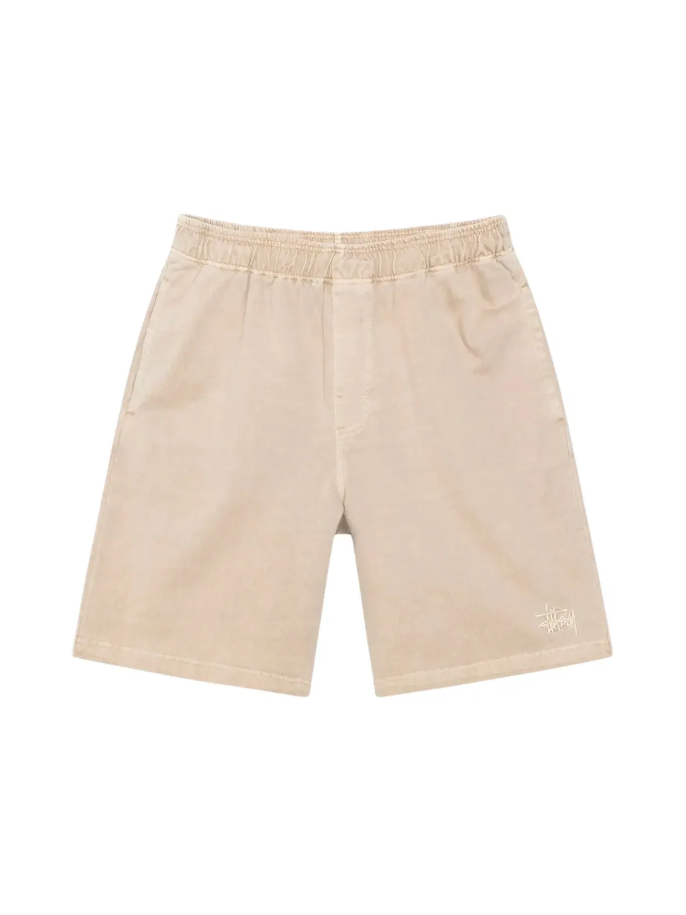 Мужские шорты Heavy Jersey Short Stussy — изображение 1 из 1, бежевый