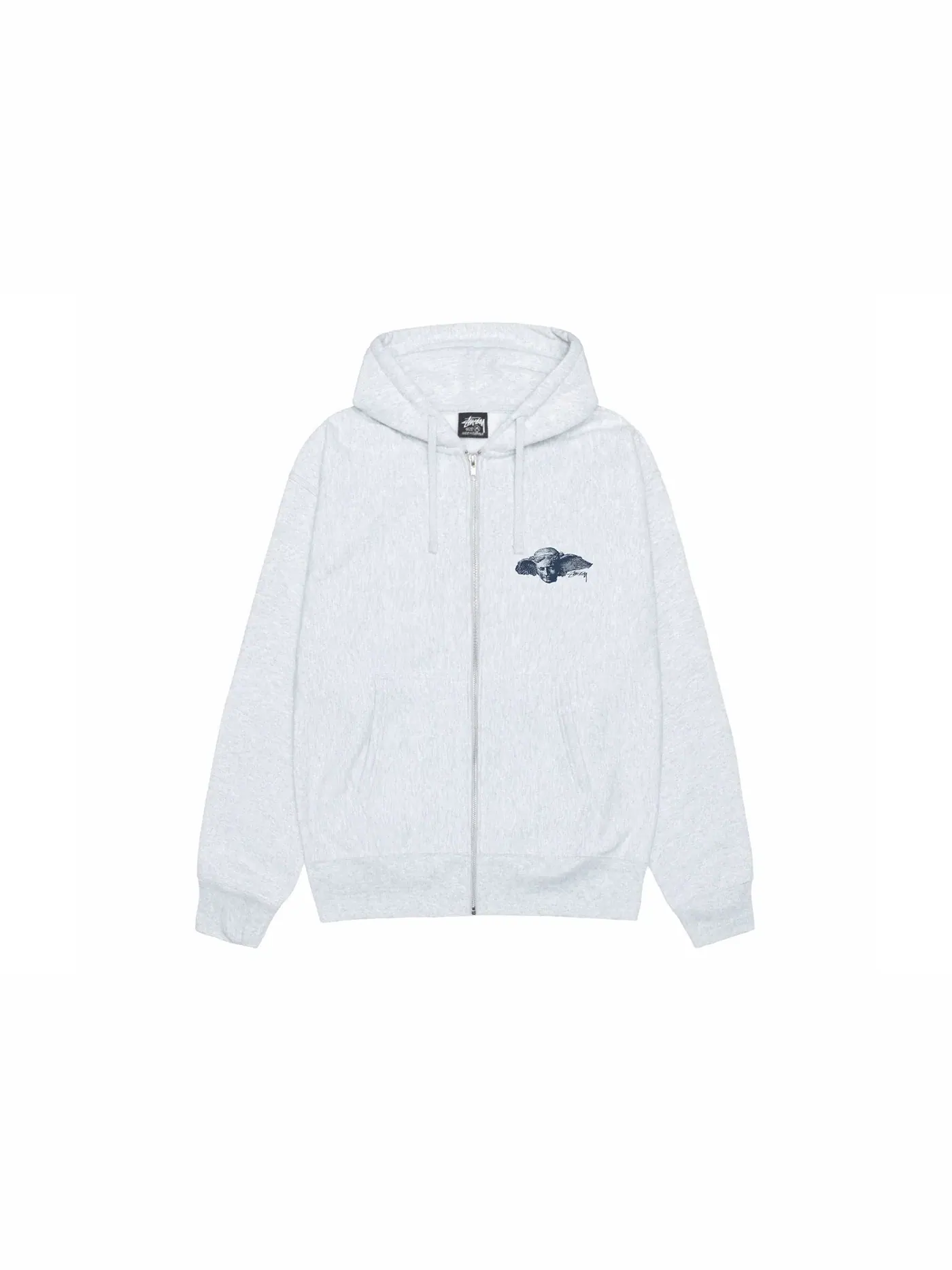 Мужская худи на молнии Stussy Hypnos — изображение 2 из 2, пепельный вереск